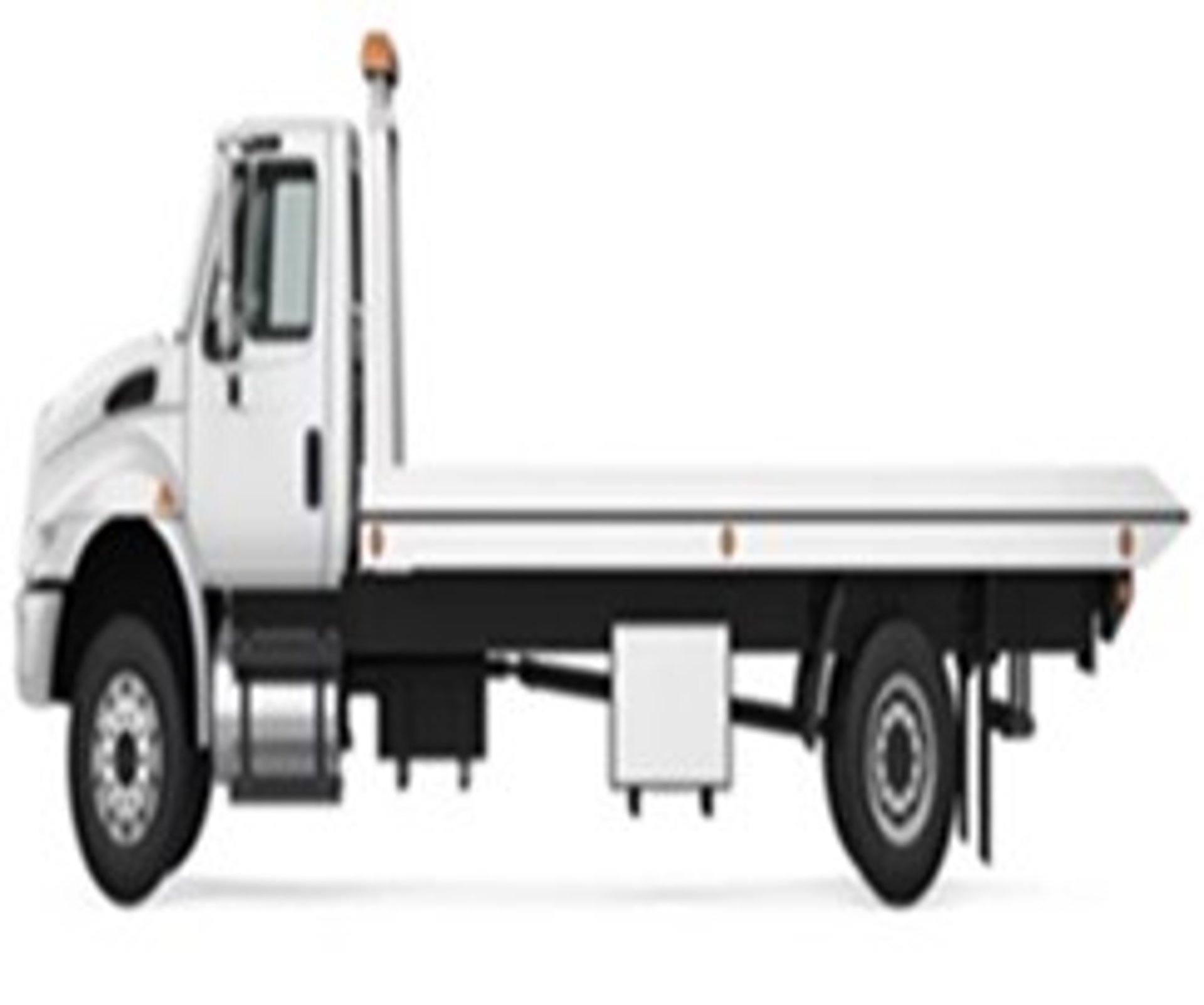 A yellow specialized truck on a grassy field.