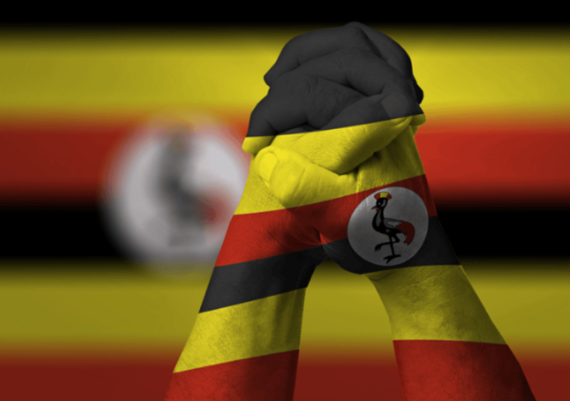 an abstract photo of a curved building with a blue sky in the background