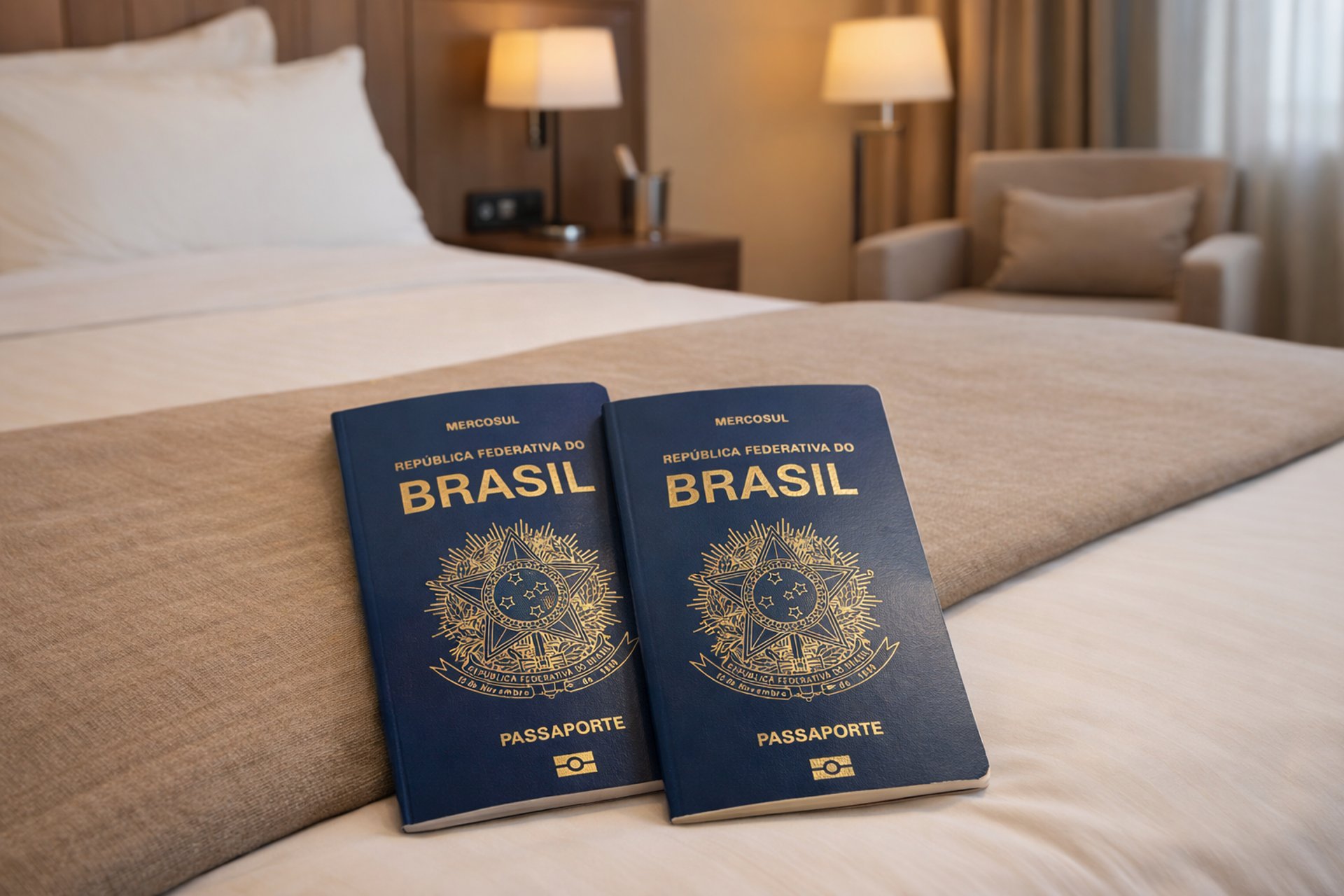 person holding passports