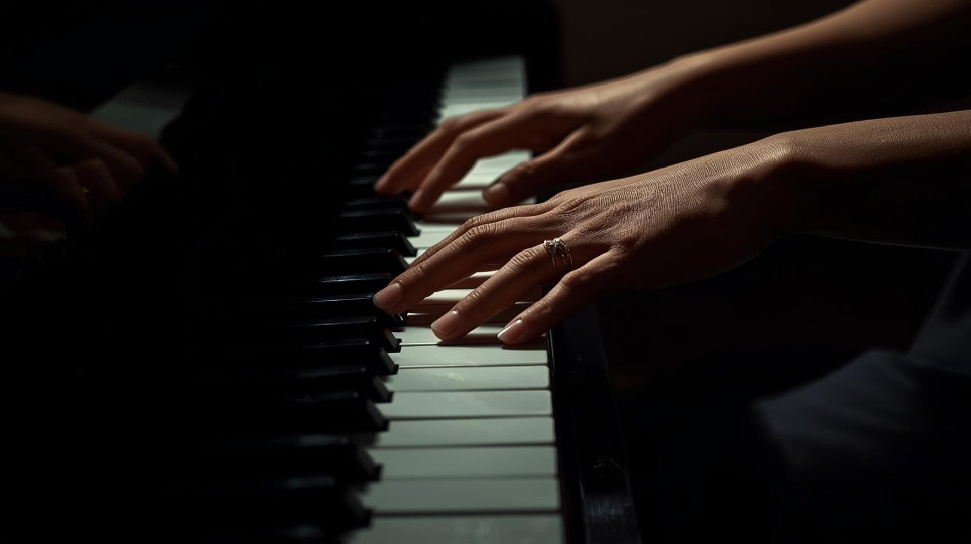 brown wooden piano keys in close up photography