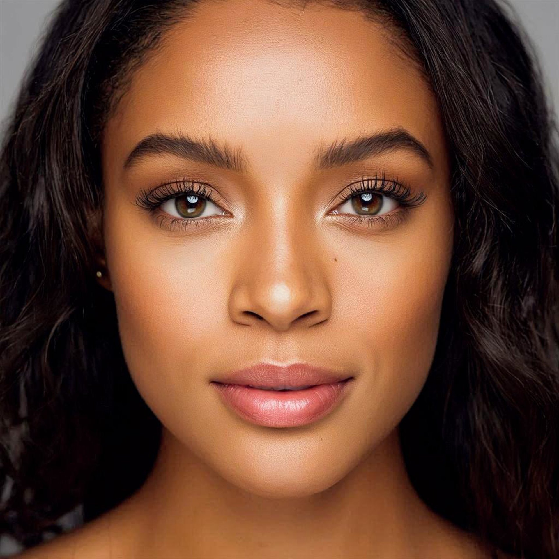 person wearing grey knit sweater