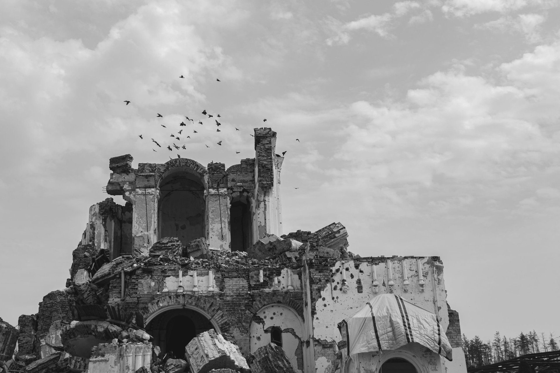 black and white bed linen