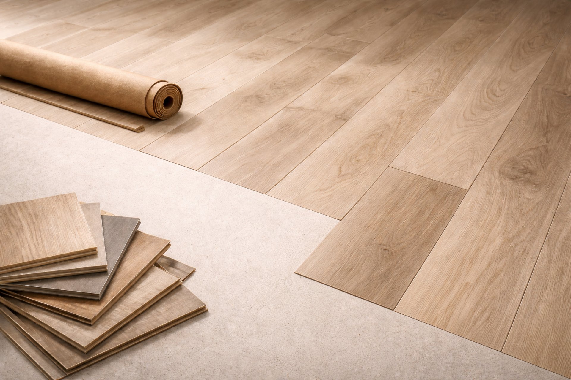 A close up of a wooden floor with a white background