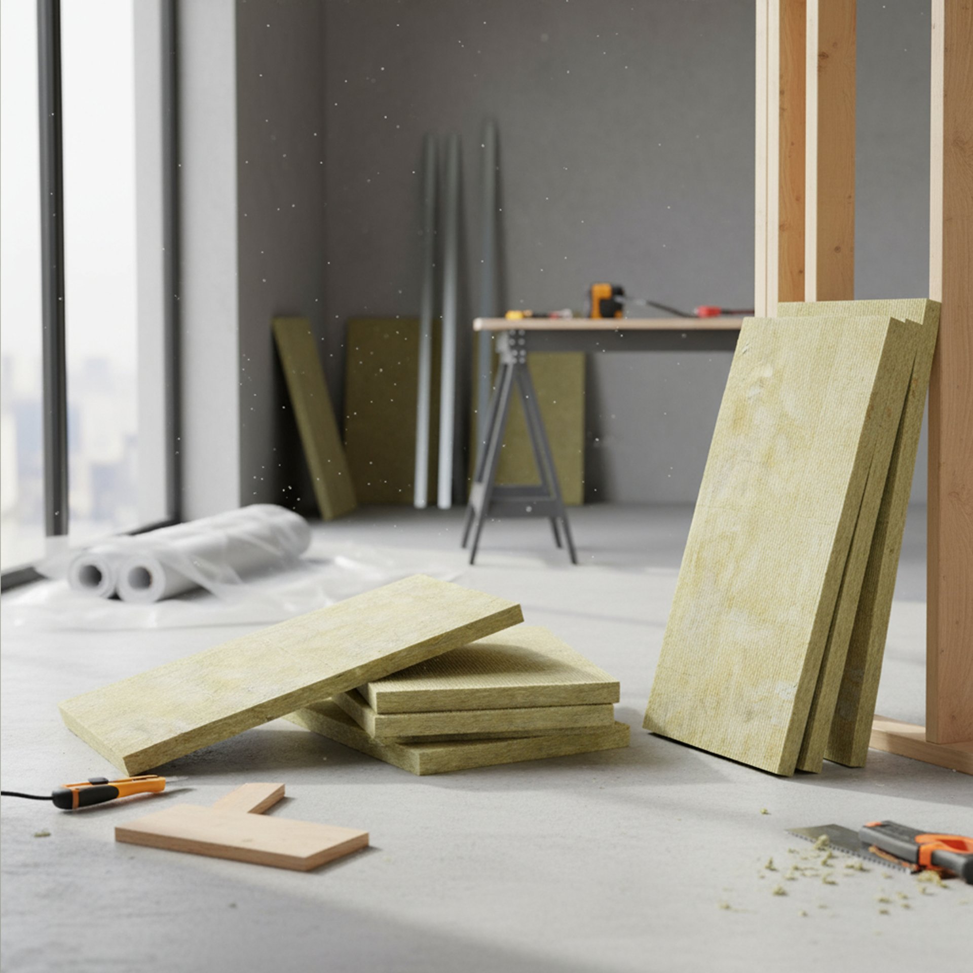 an abstract photo of a curved building with a blue sky in the background