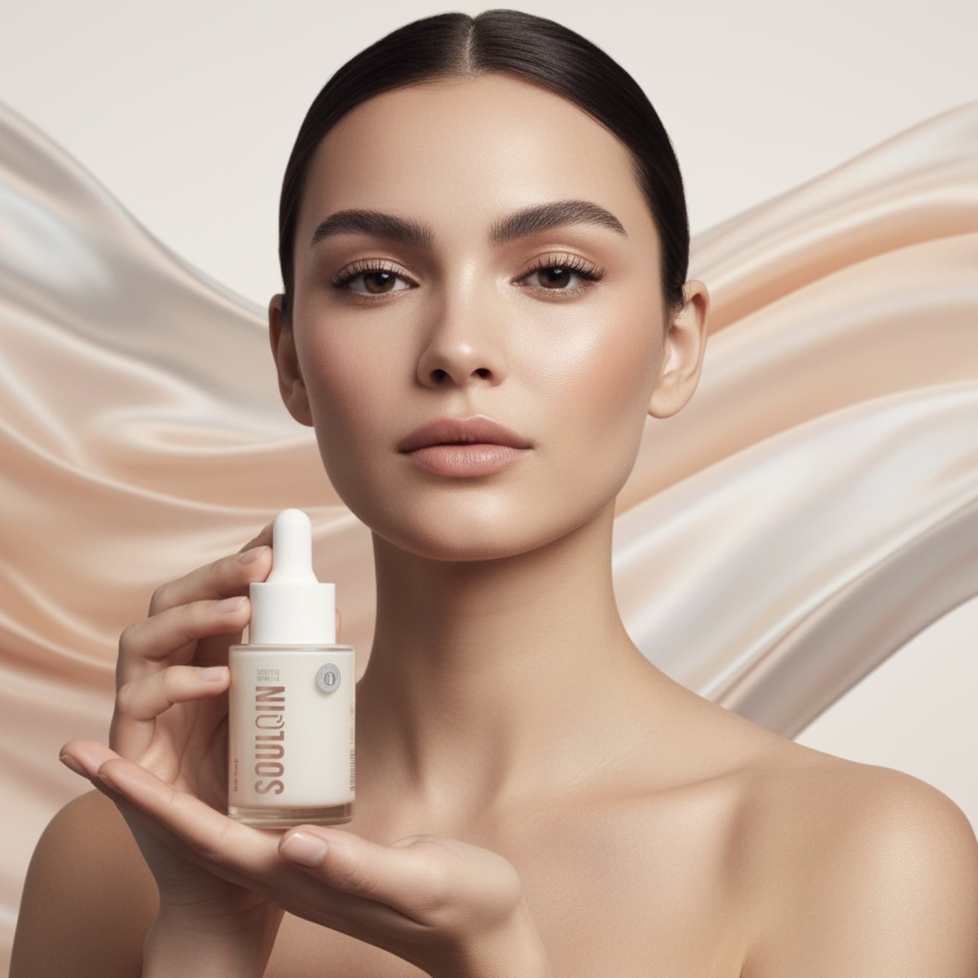 A woman with a flower in her hair