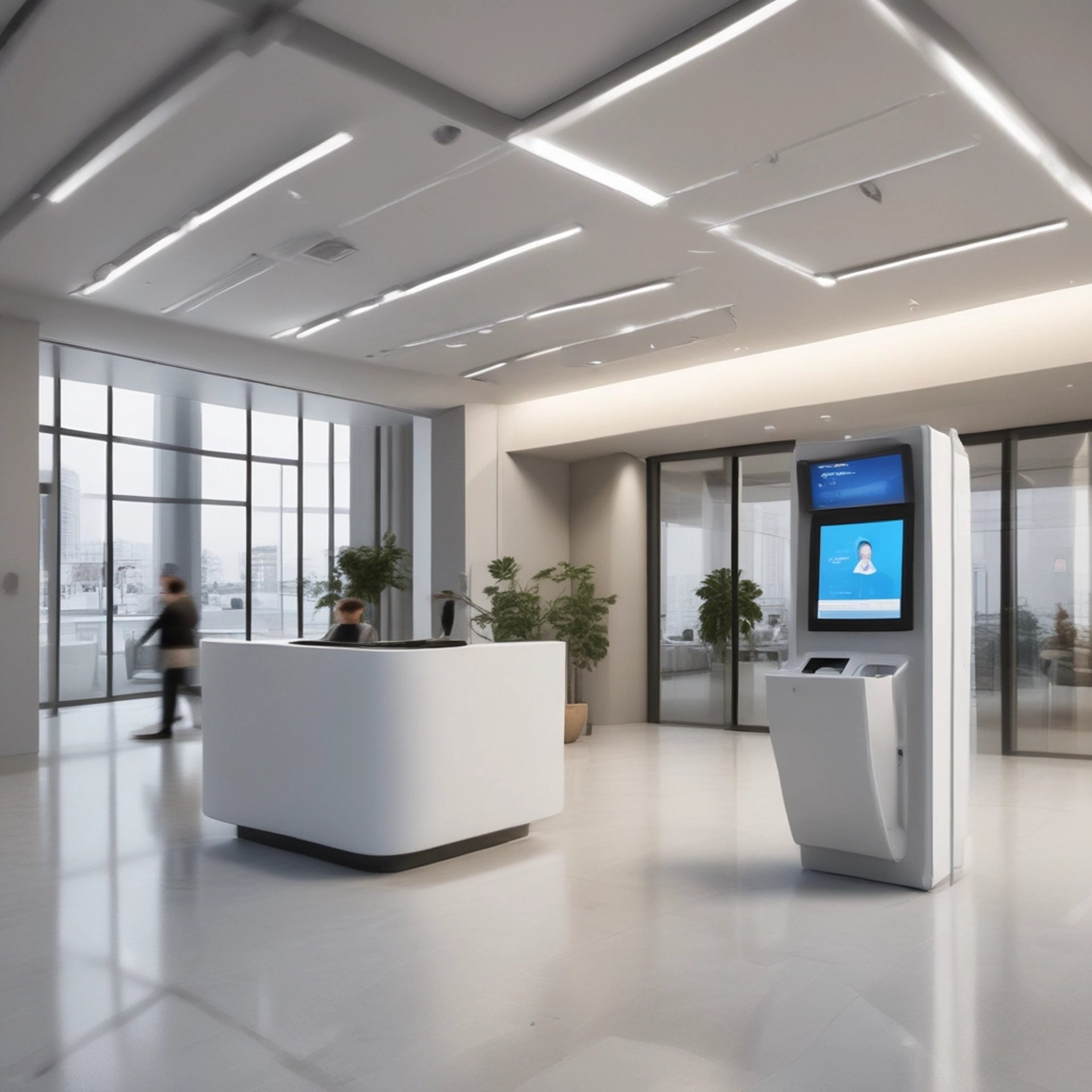 gray computer monitor