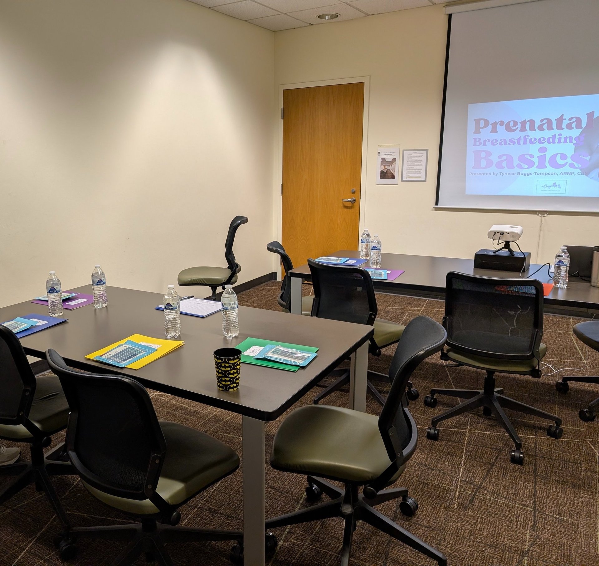 brown wooden table with chairs