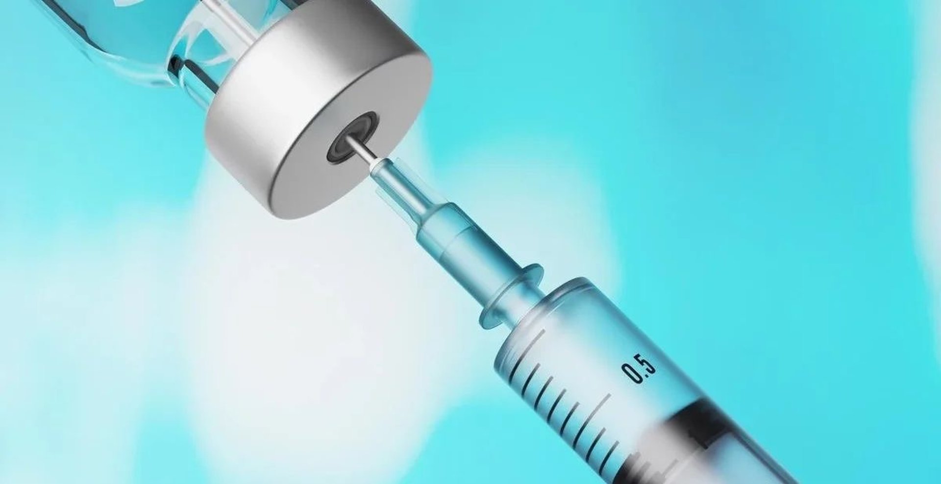 a close-up of a syringe