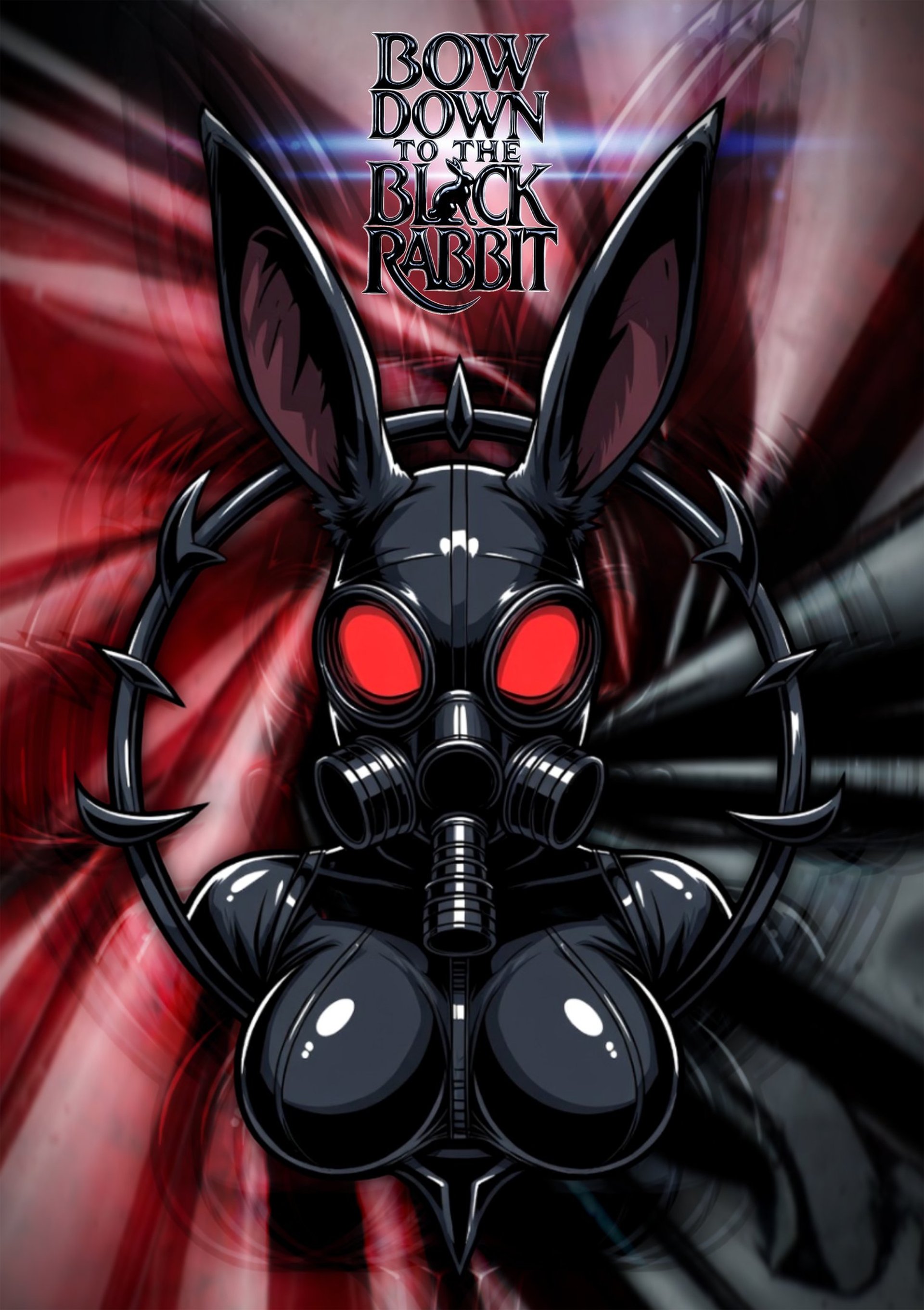 black Rabbit, Gasmaske, Fetish , Art