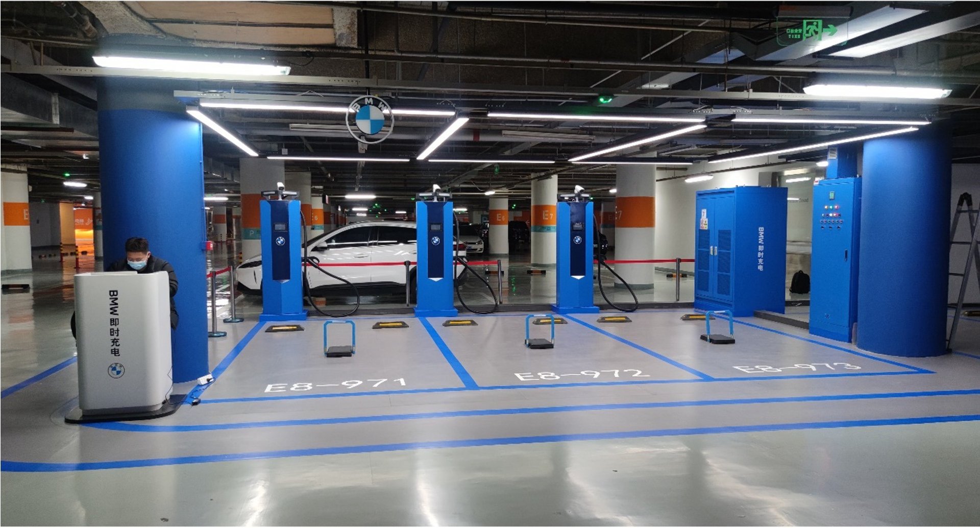 a truck with a trailer