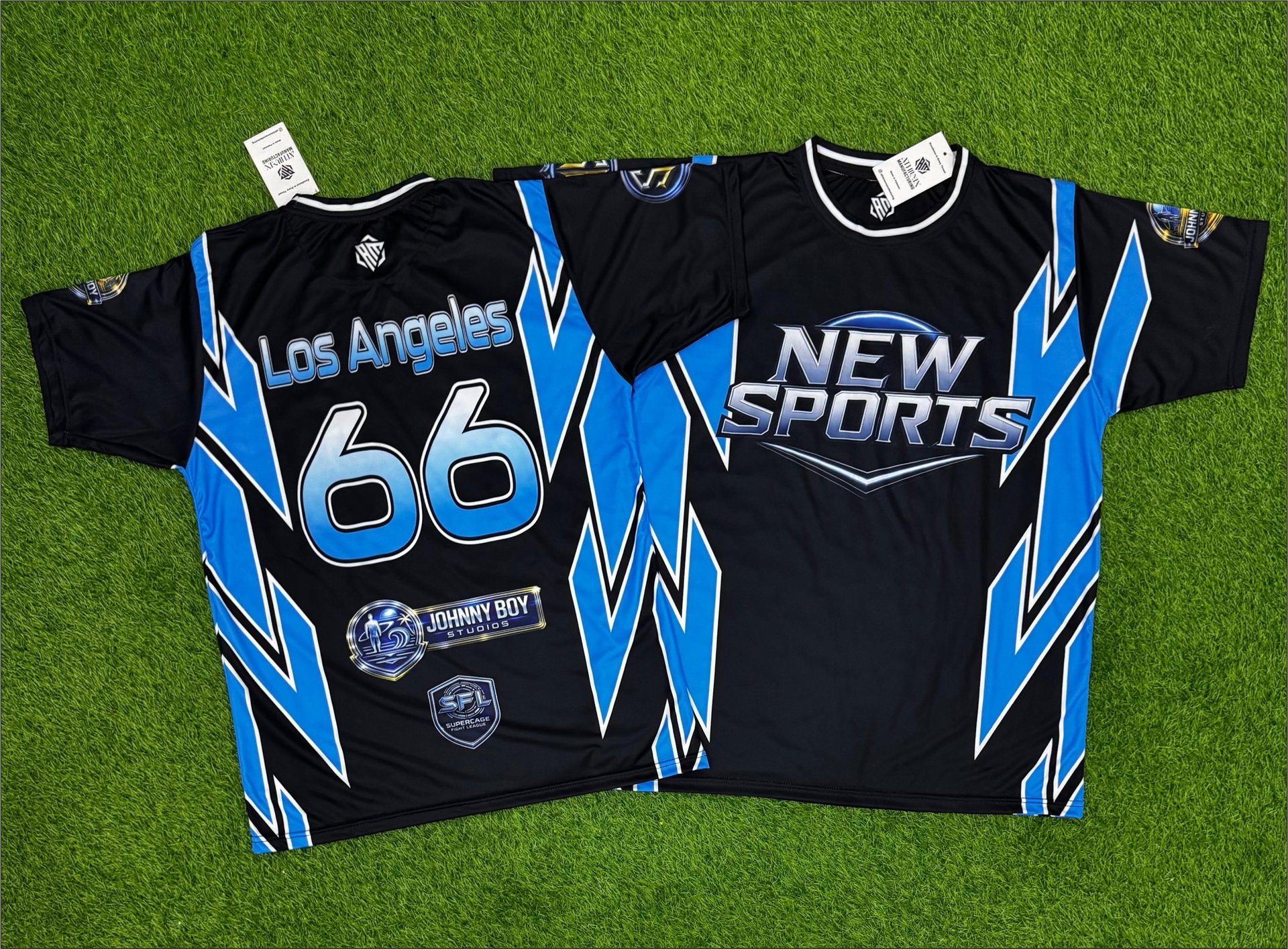 an abstract photo of a curved building with a blue sky in the background