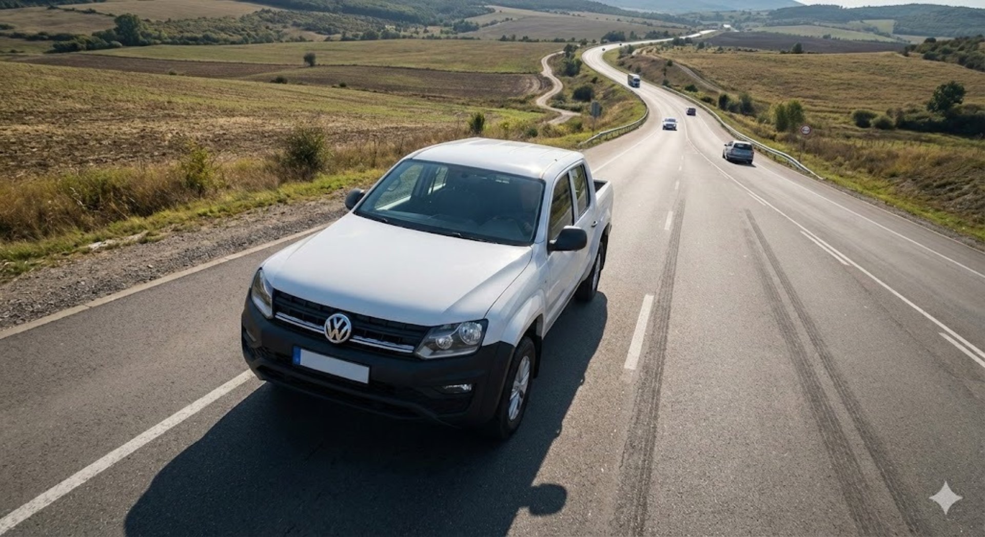 two person riding cable car