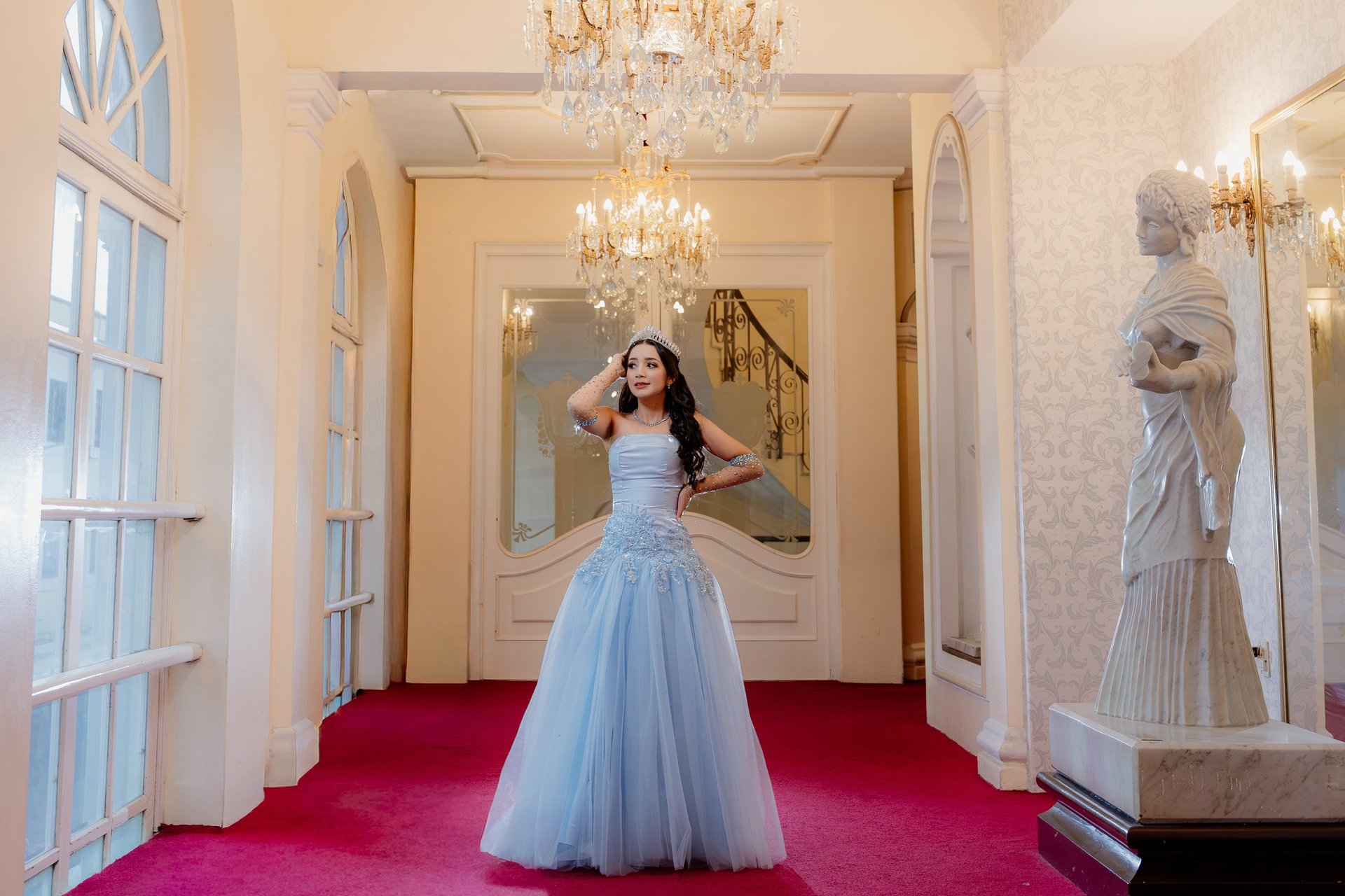 white wall paint with black line