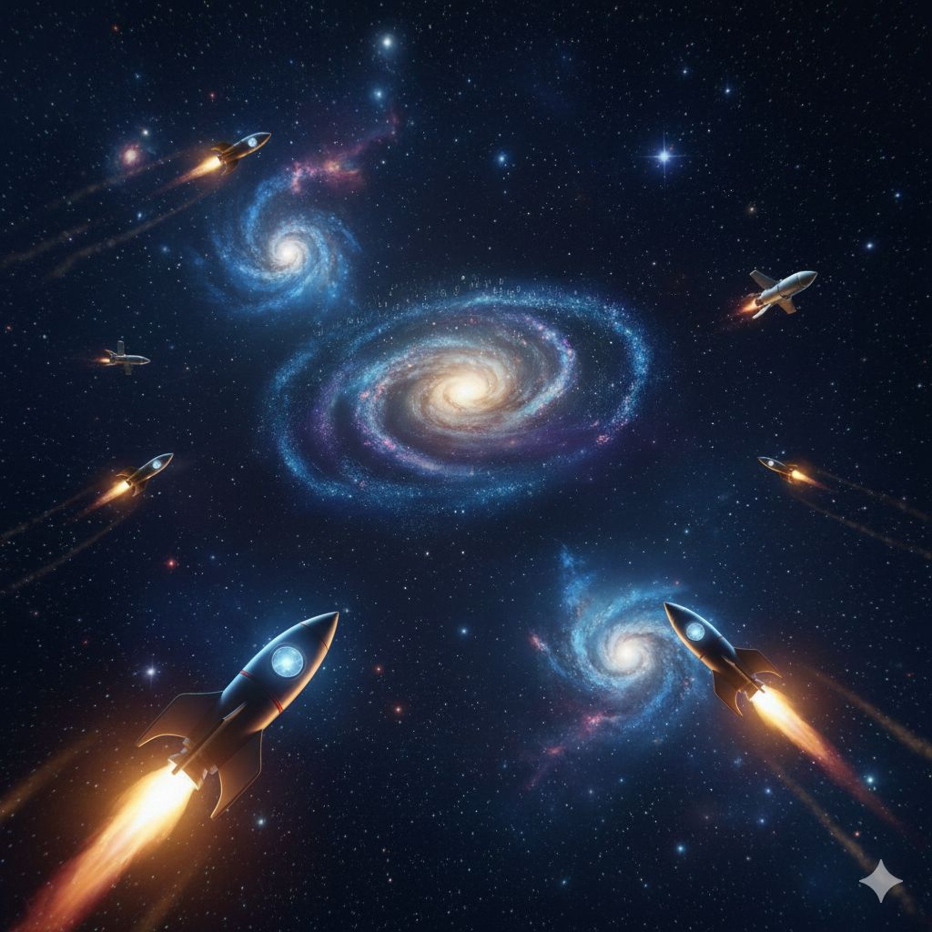 an abstract photo of a curved building with a blue sky in the background