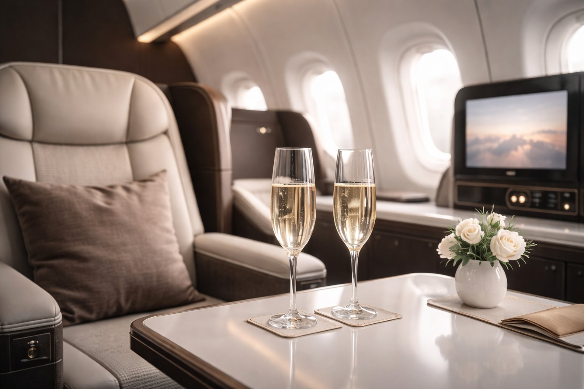 passport booklet on top of white paper