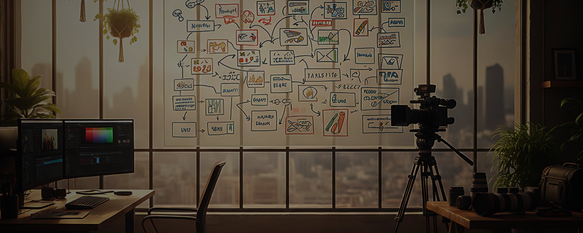 an abstract photo of a curved building with a blue sky in the background