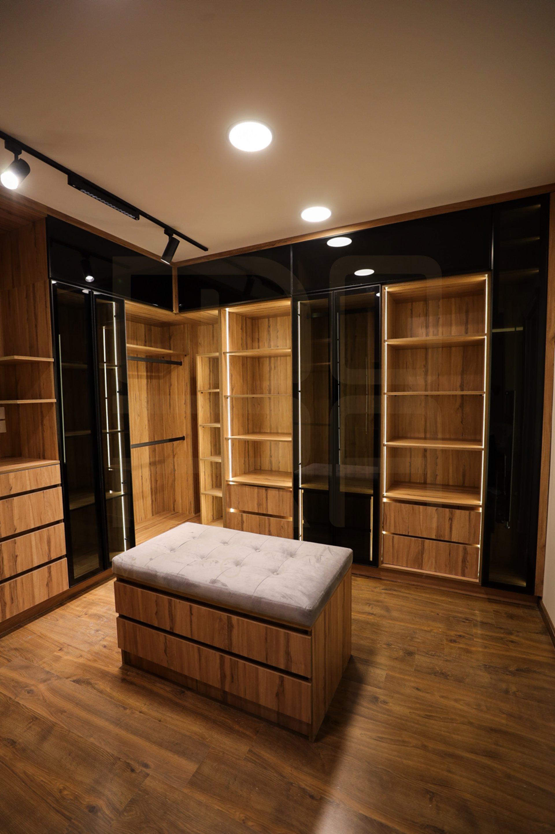 black blue and yellow textile