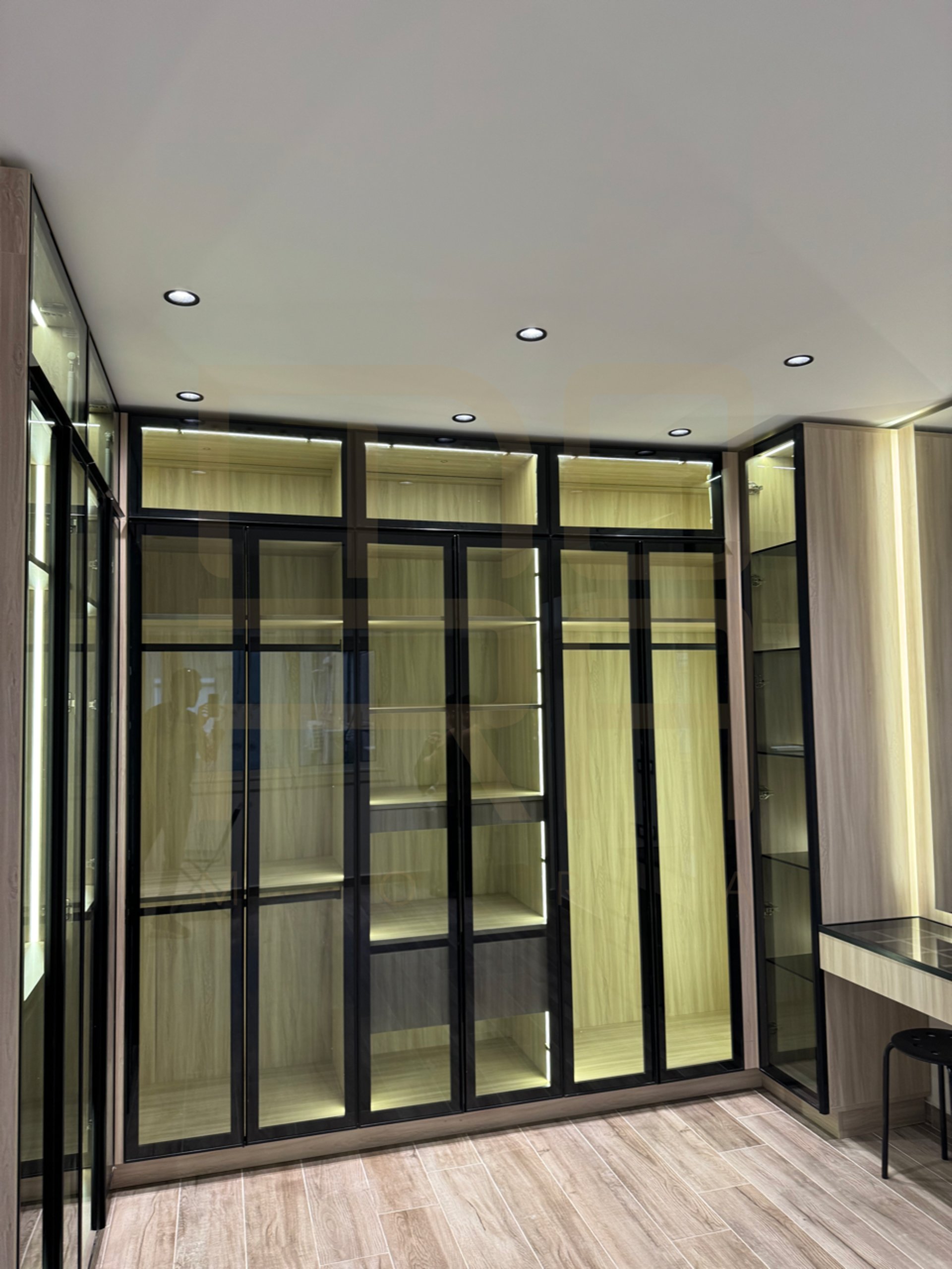 black blue and yellow textile