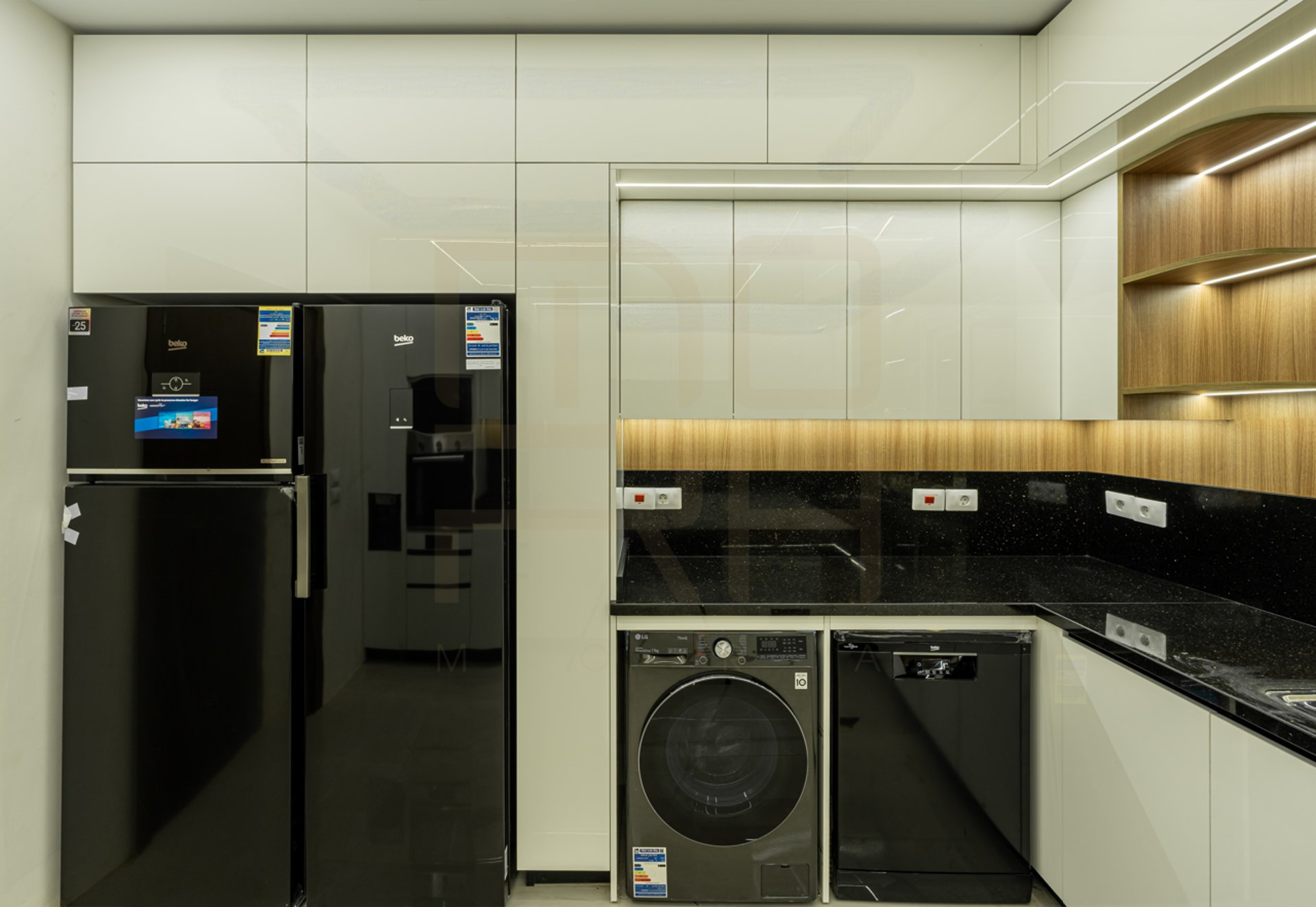 black blue and yellow textile