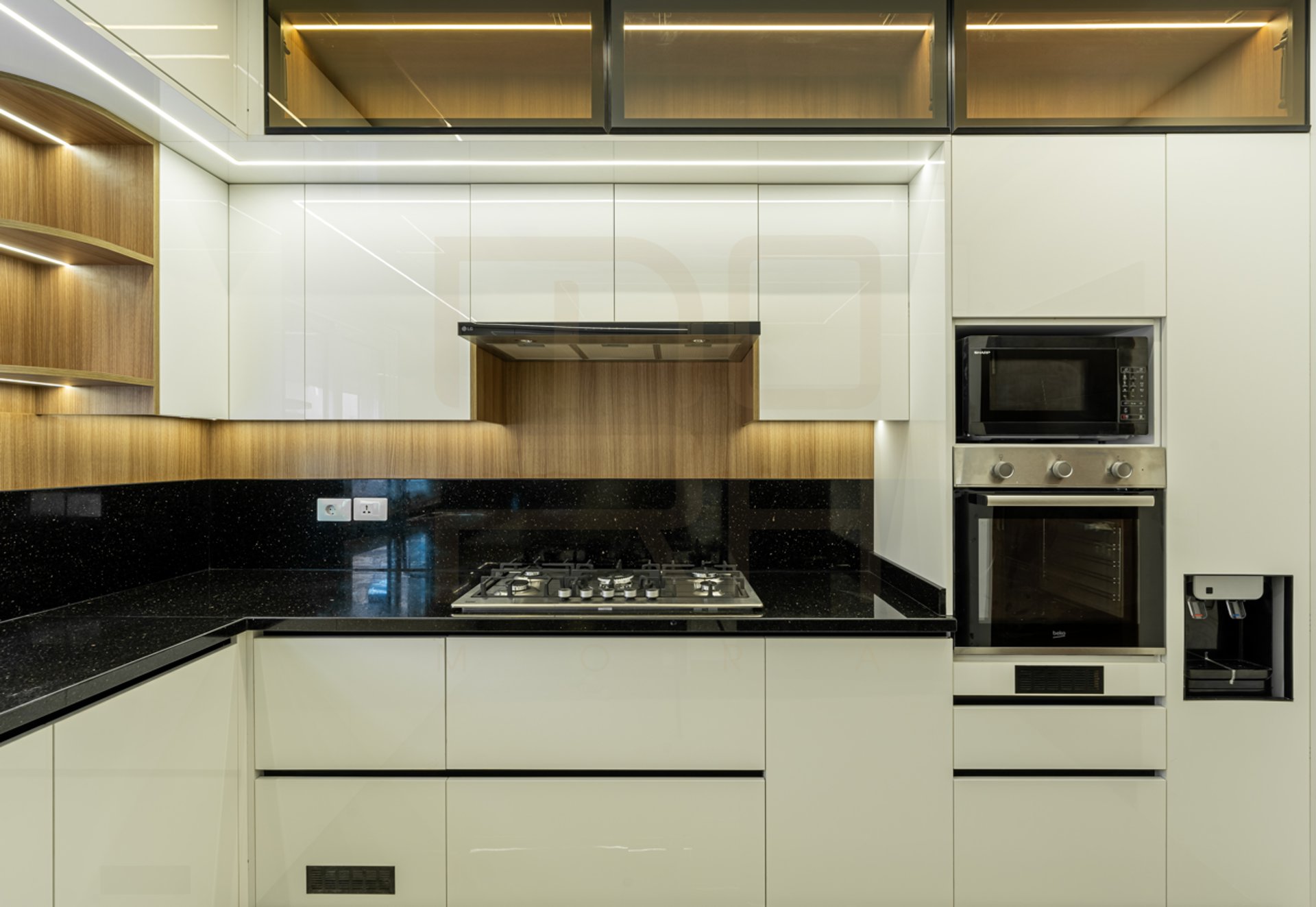 black blue and yellow textile