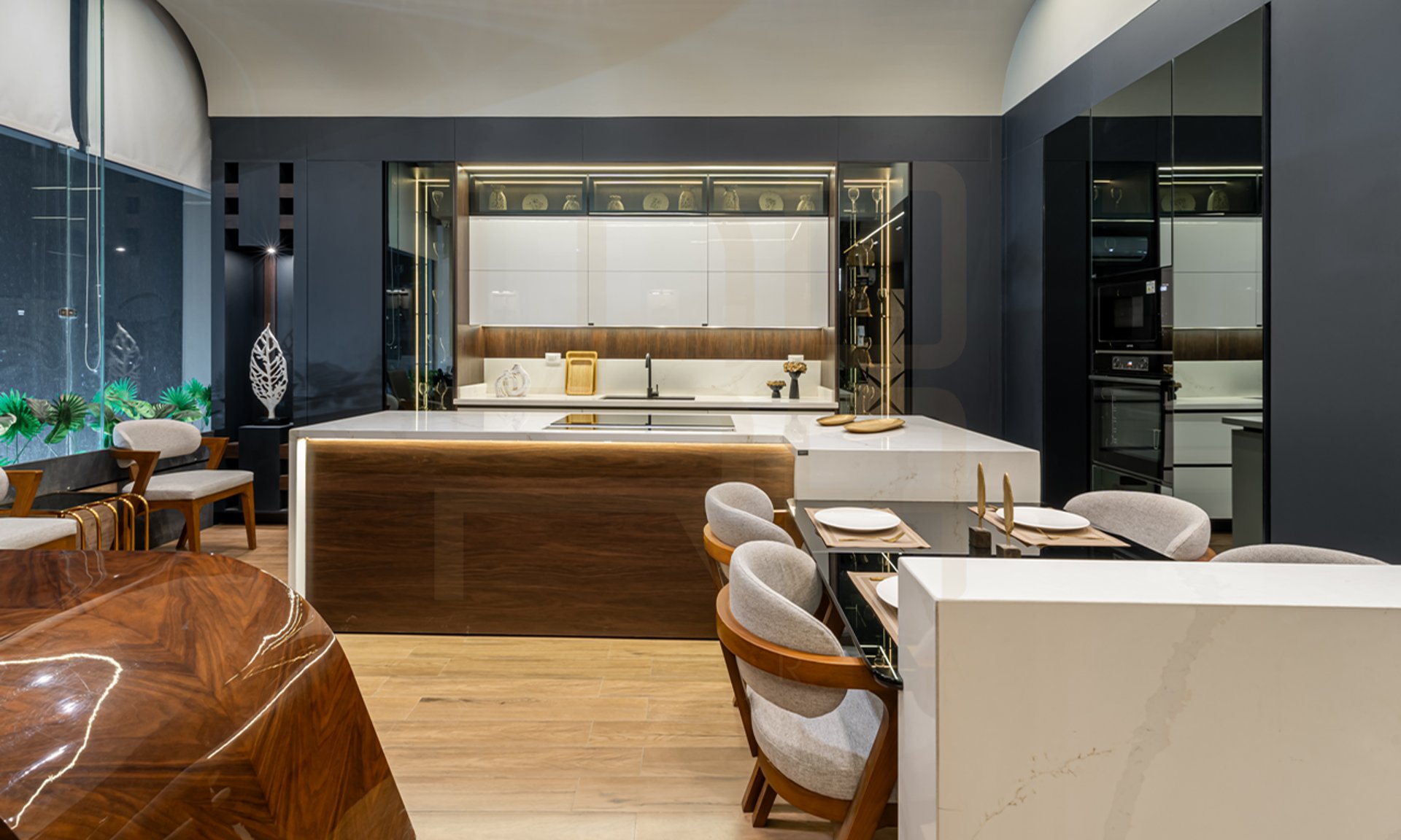 black blue and yellow textile