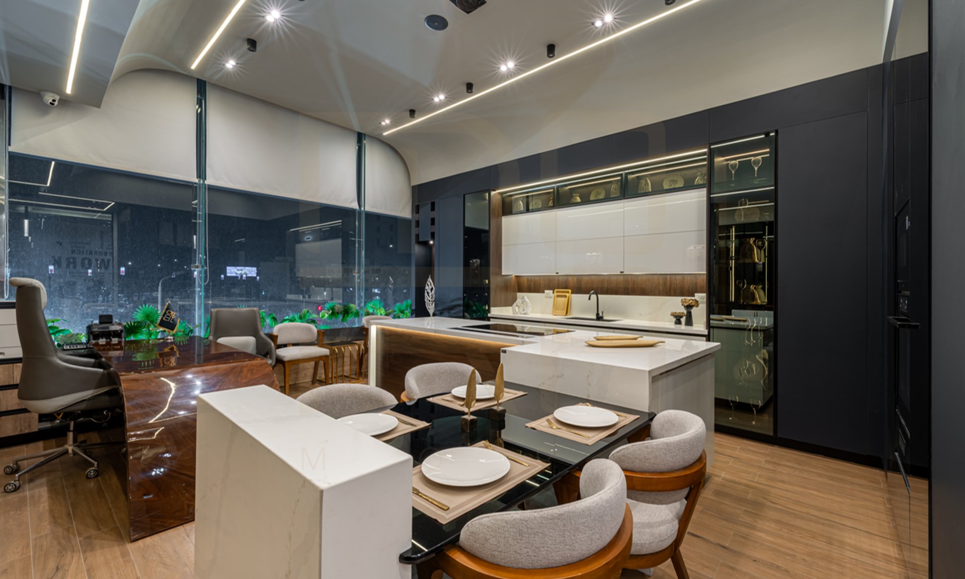 black blue and yellow textile