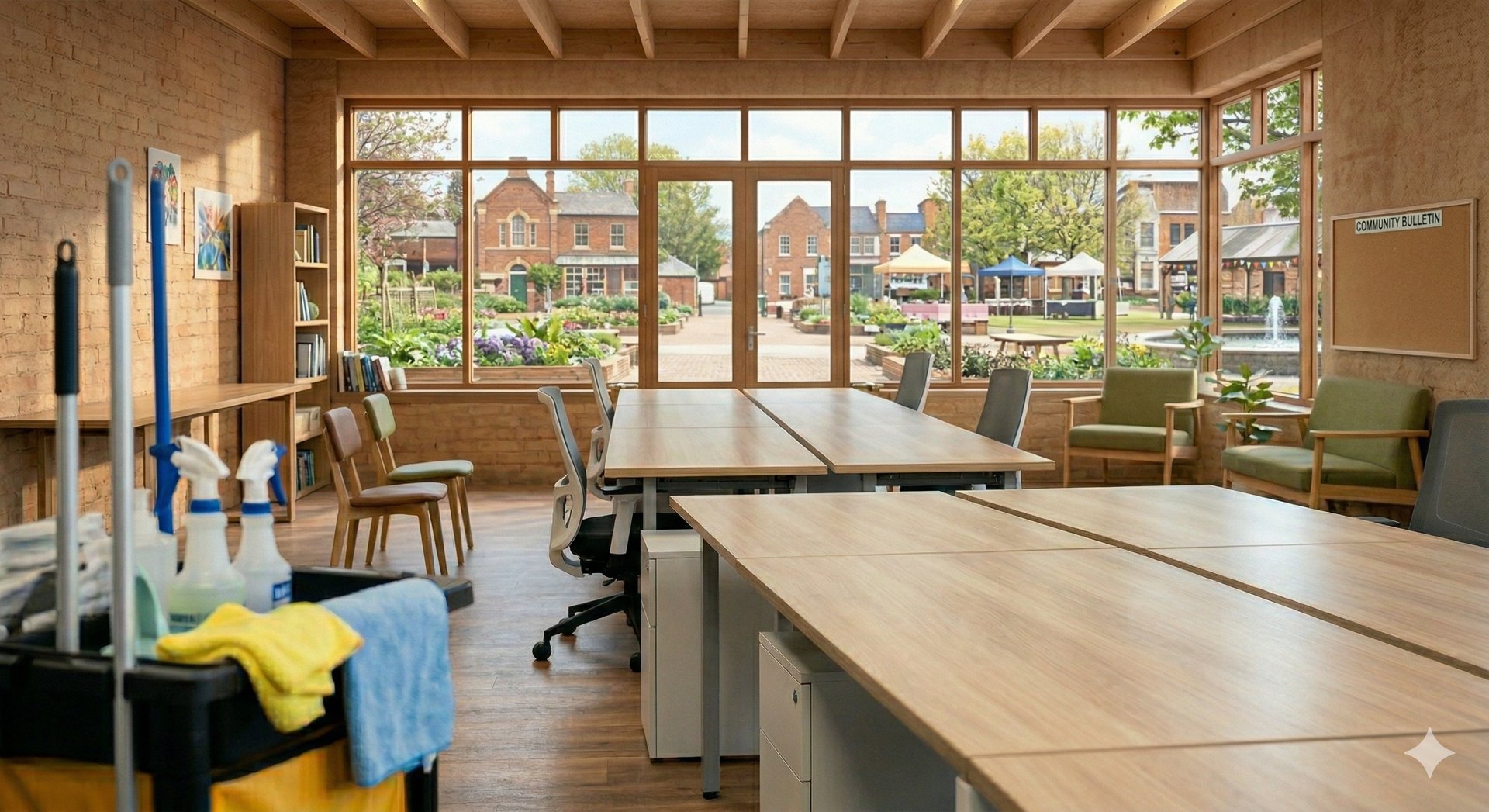 black and brown leather padded tub sofa