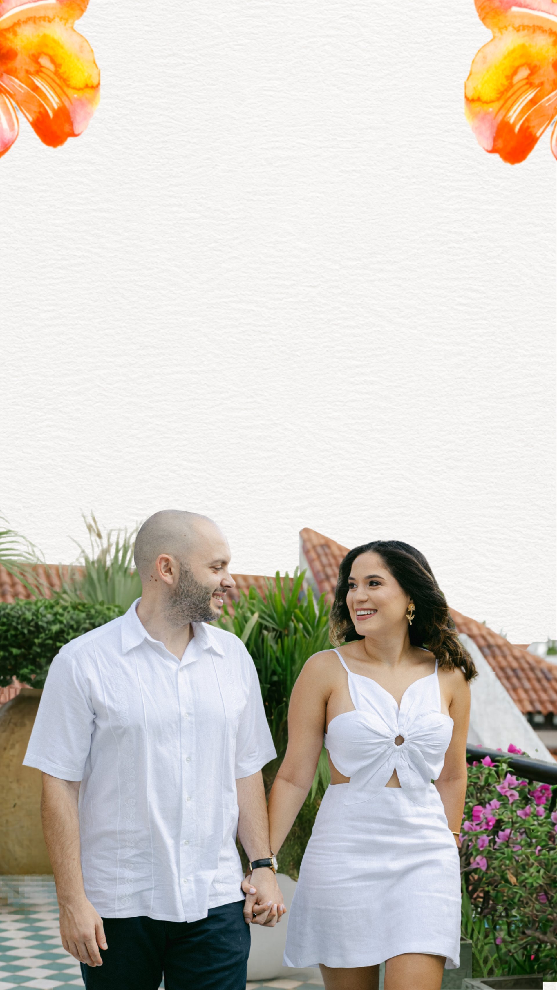 couple wearing silver-colored rings