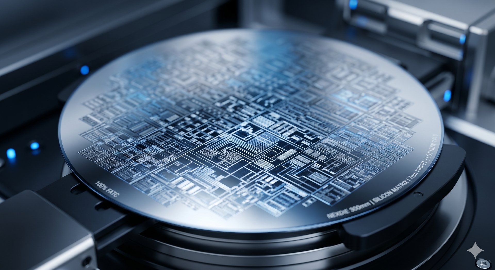 NexDie premium industrial-grade silicon wafer processed by PSMC foundry in Taiwan