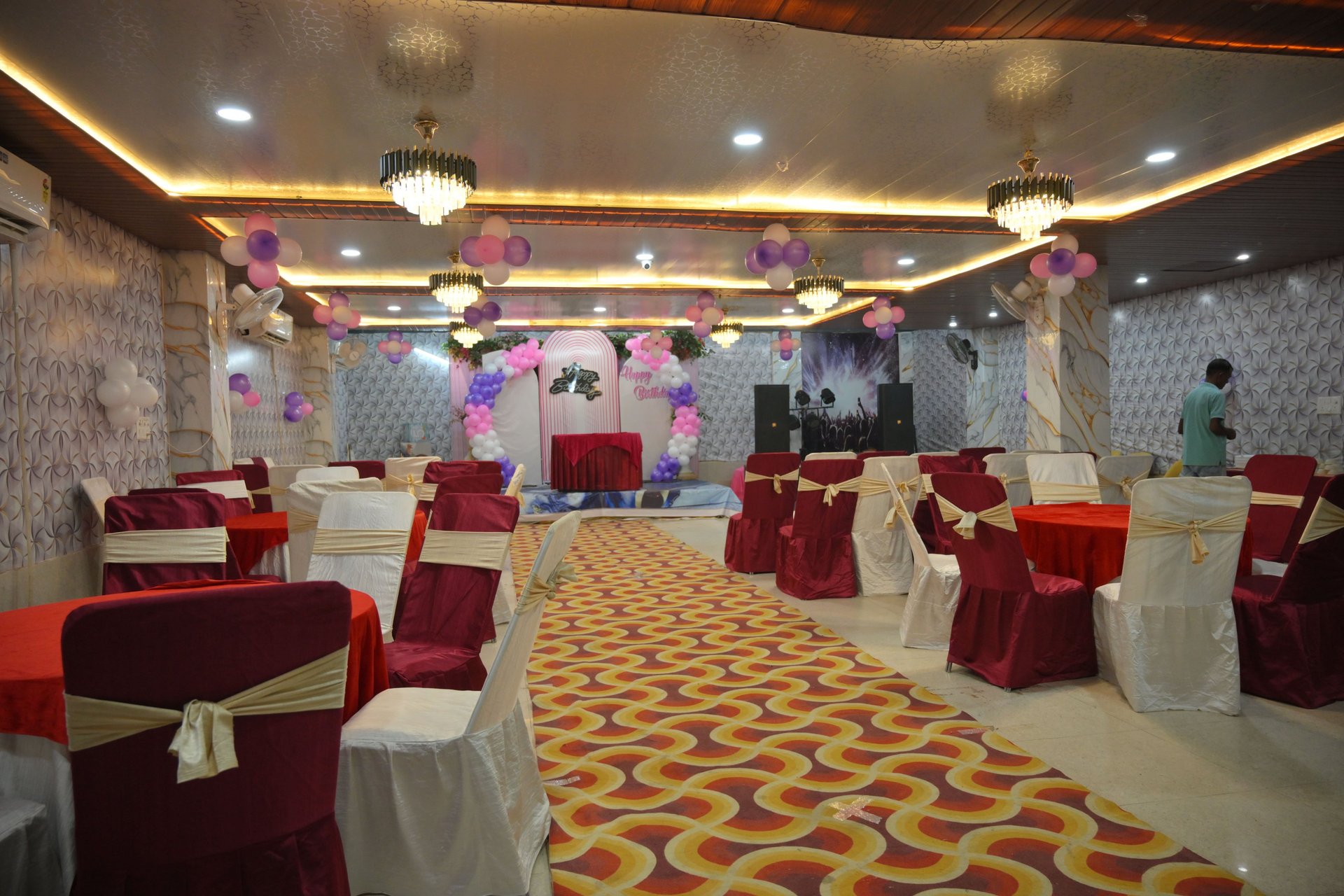 blue and white area rug