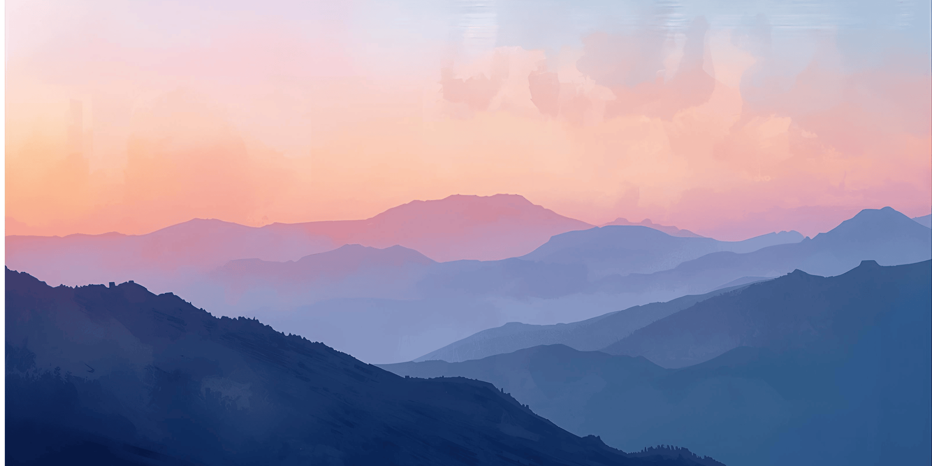 mountain range under blue sky