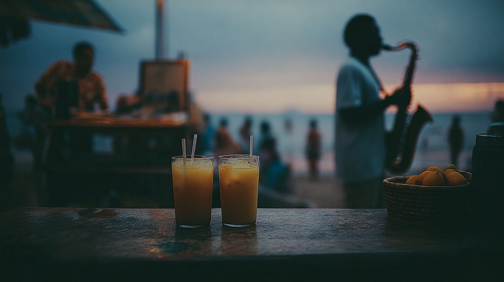 low angle photo of coconut trees beside body of water