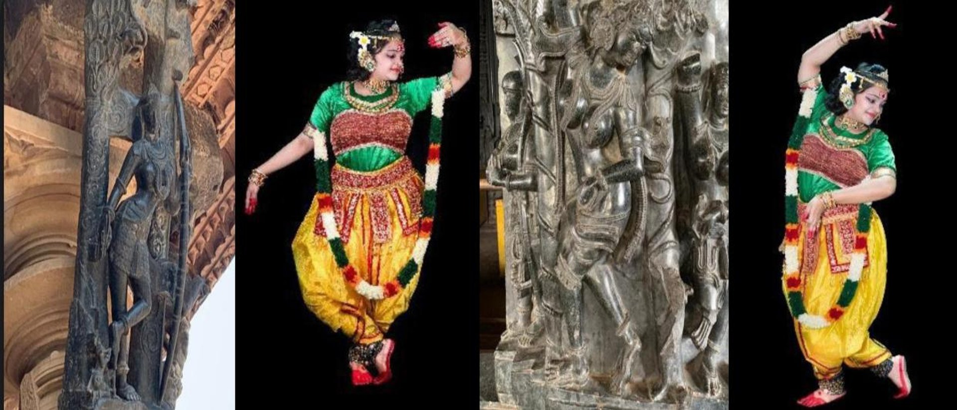 an abstract photo of a curved building with a blue sky in the background