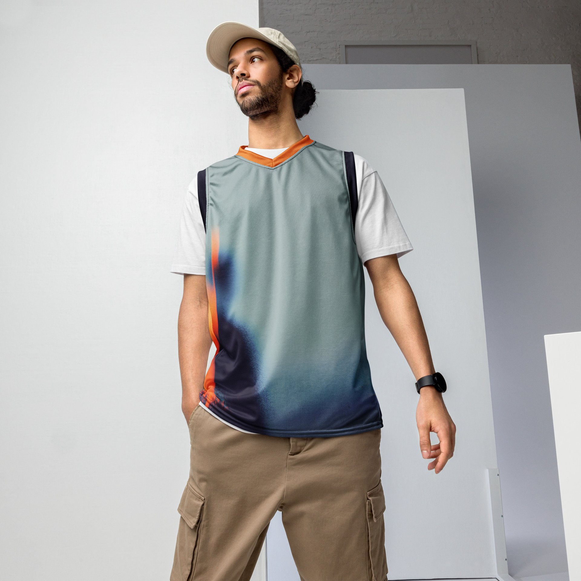 black blue and yellow textile