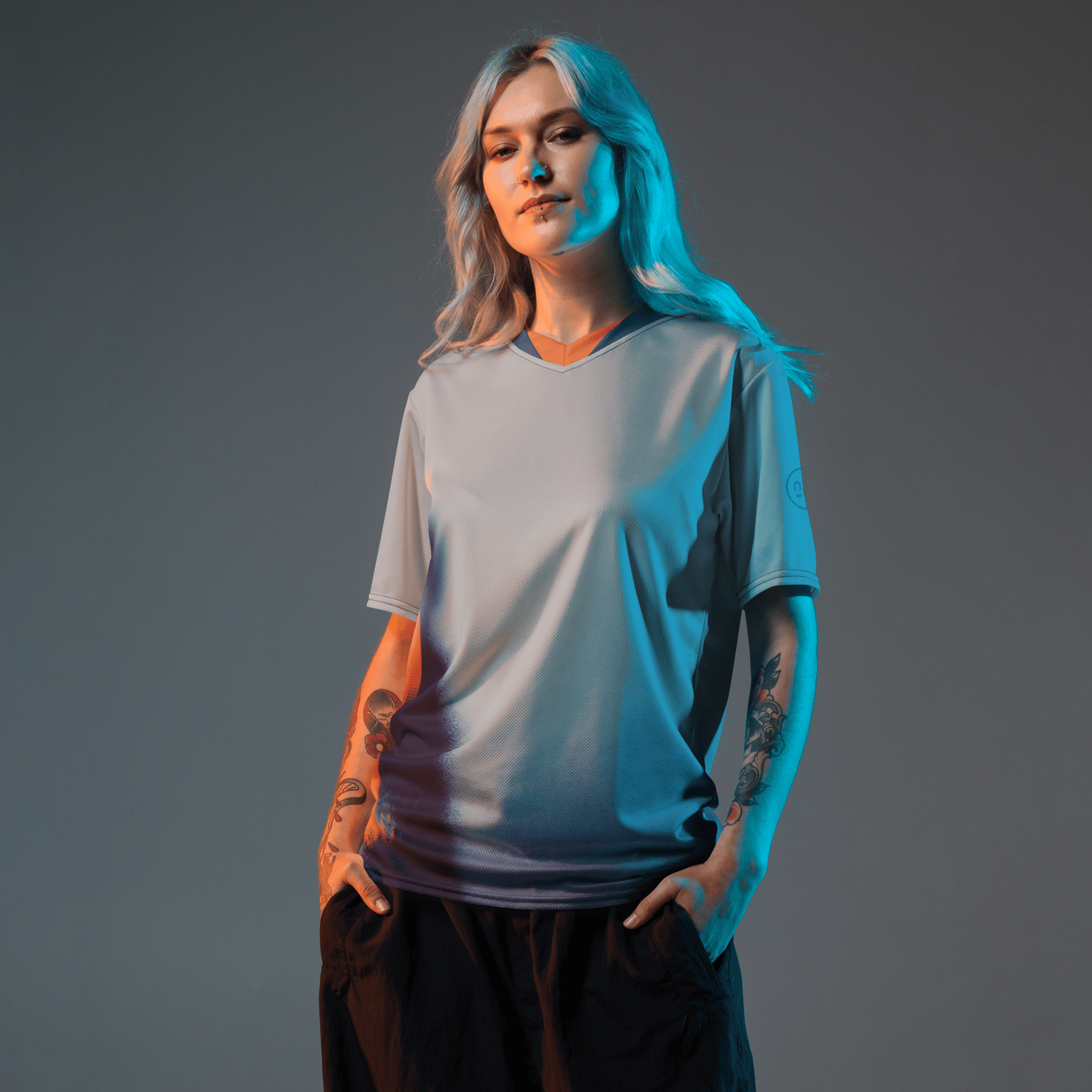 black blue and yellow textile