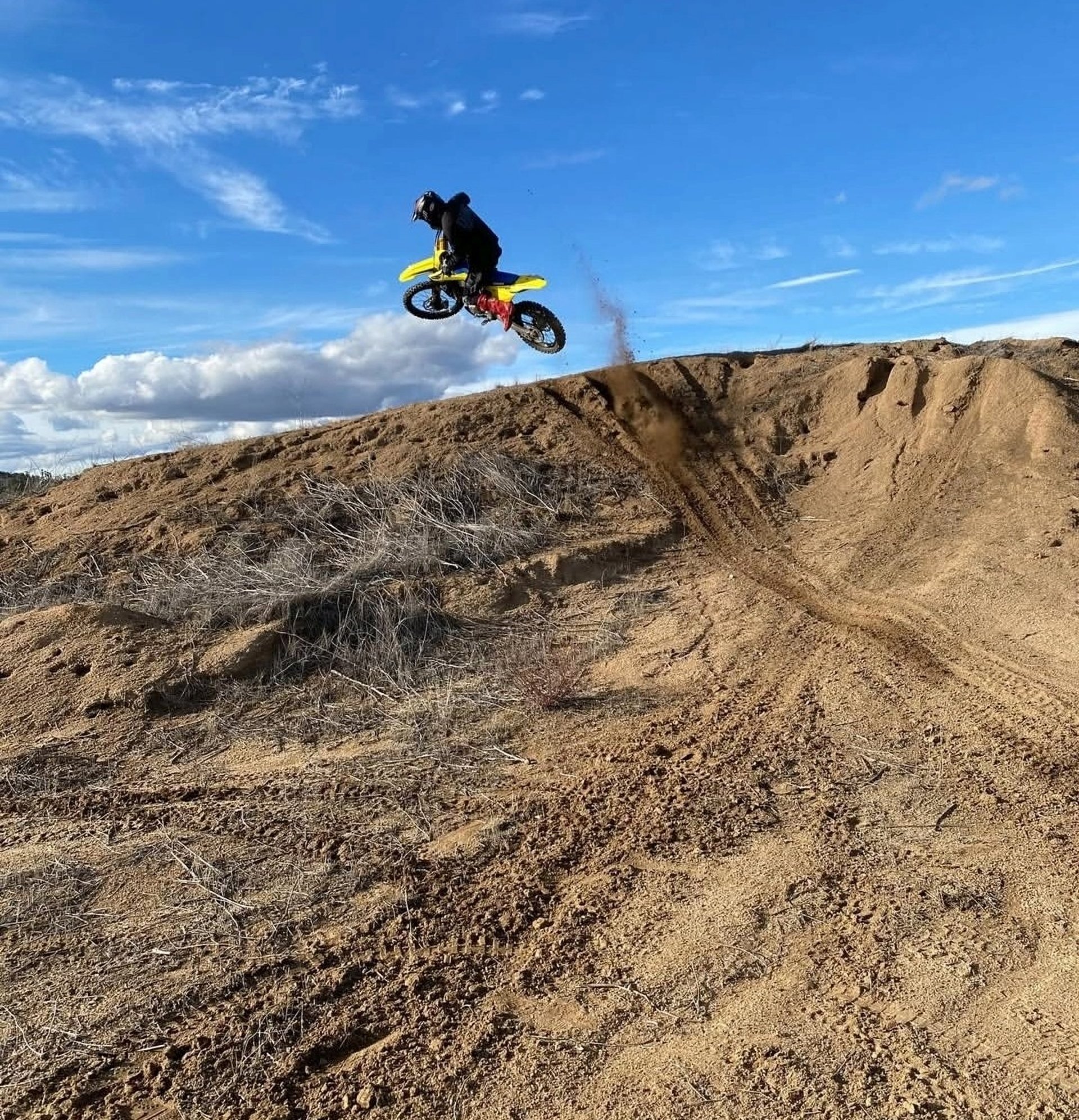 woman wearing yellow long-sleeved dress under white clouds and blue sky during daytime