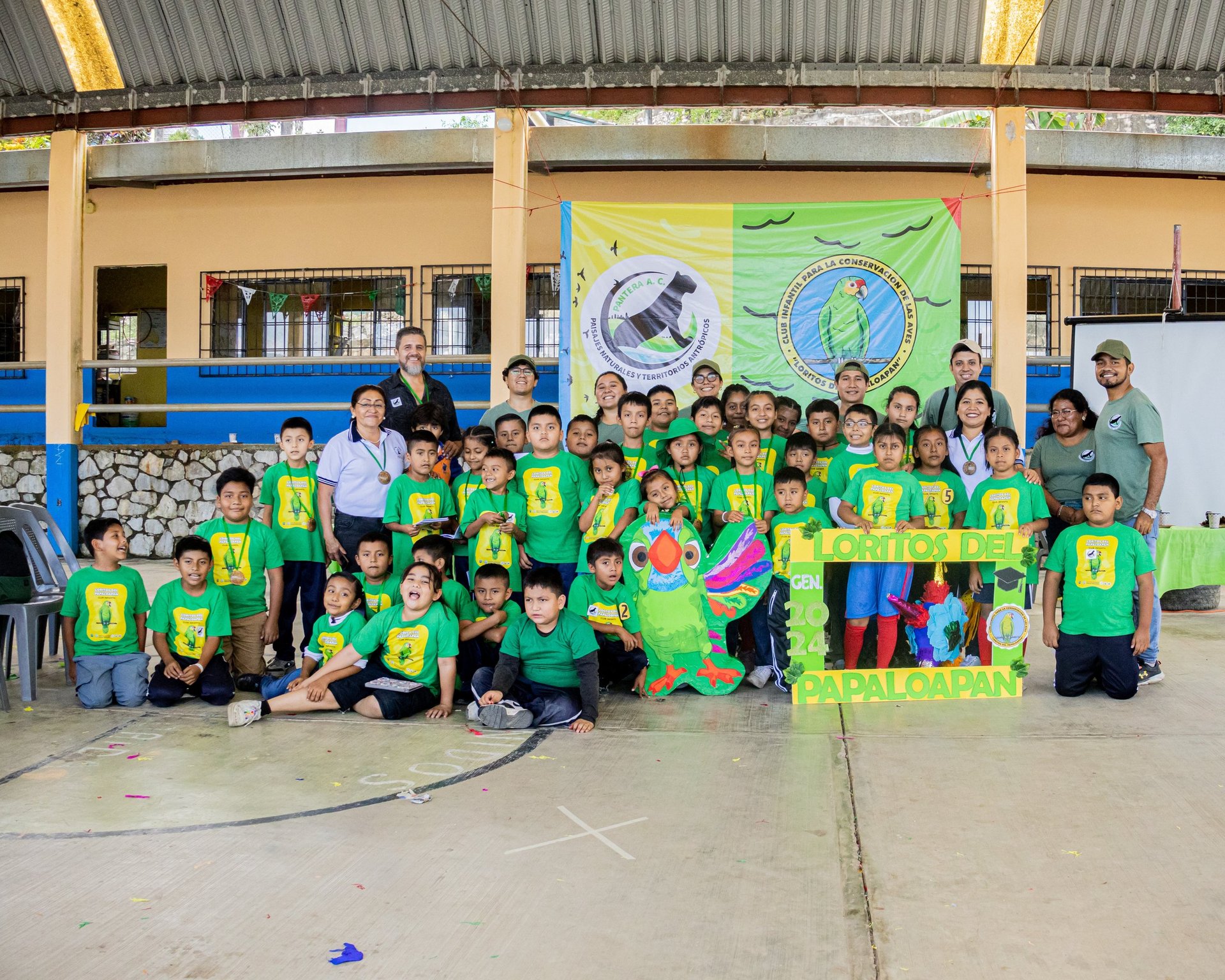 an abstract photo of a curved building with a blue sky in the background
