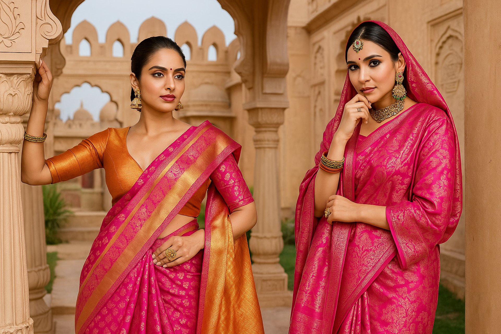 an abstract photo of a curved building with a blue sky in the background