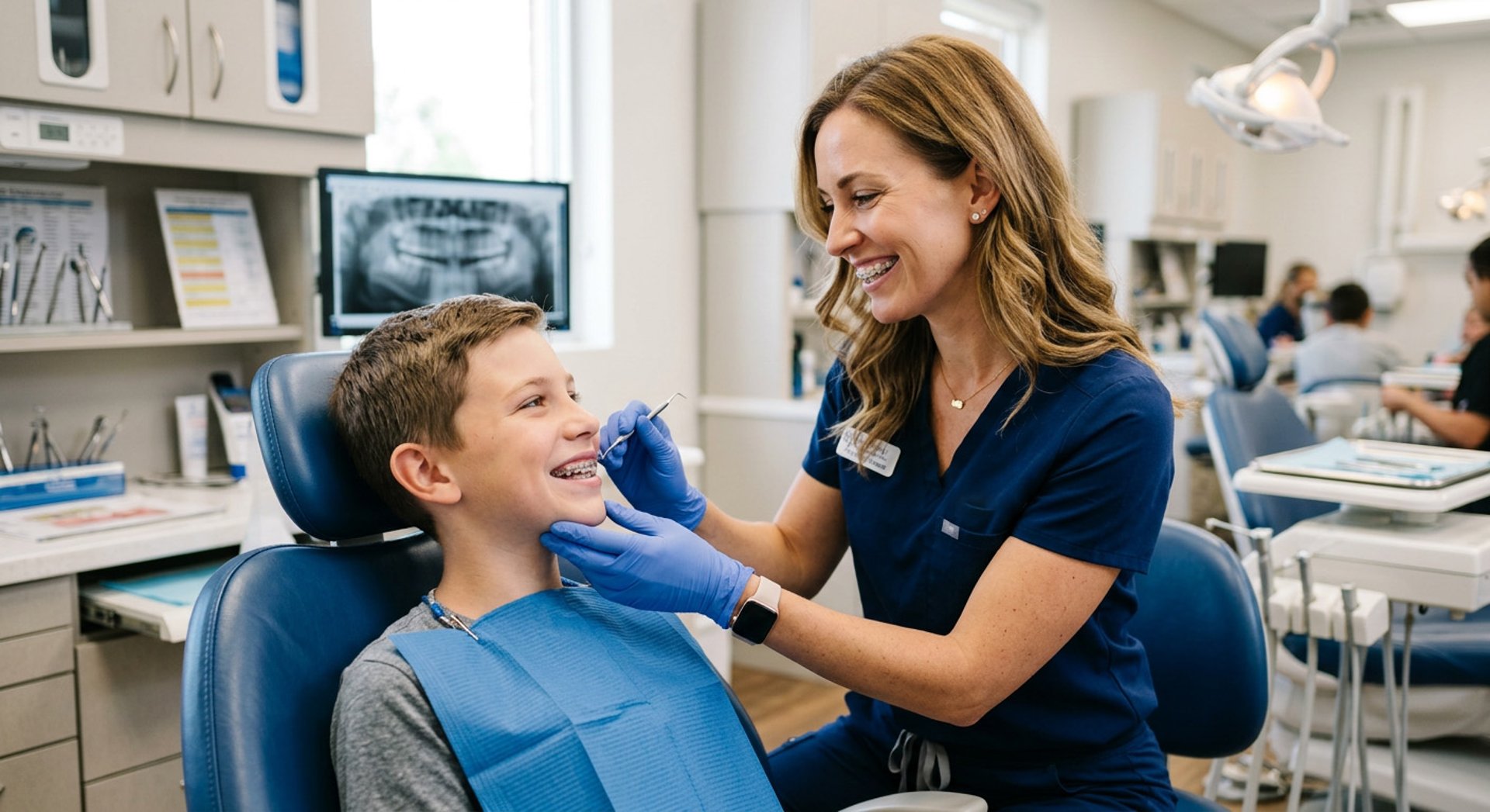 gray computer monitor