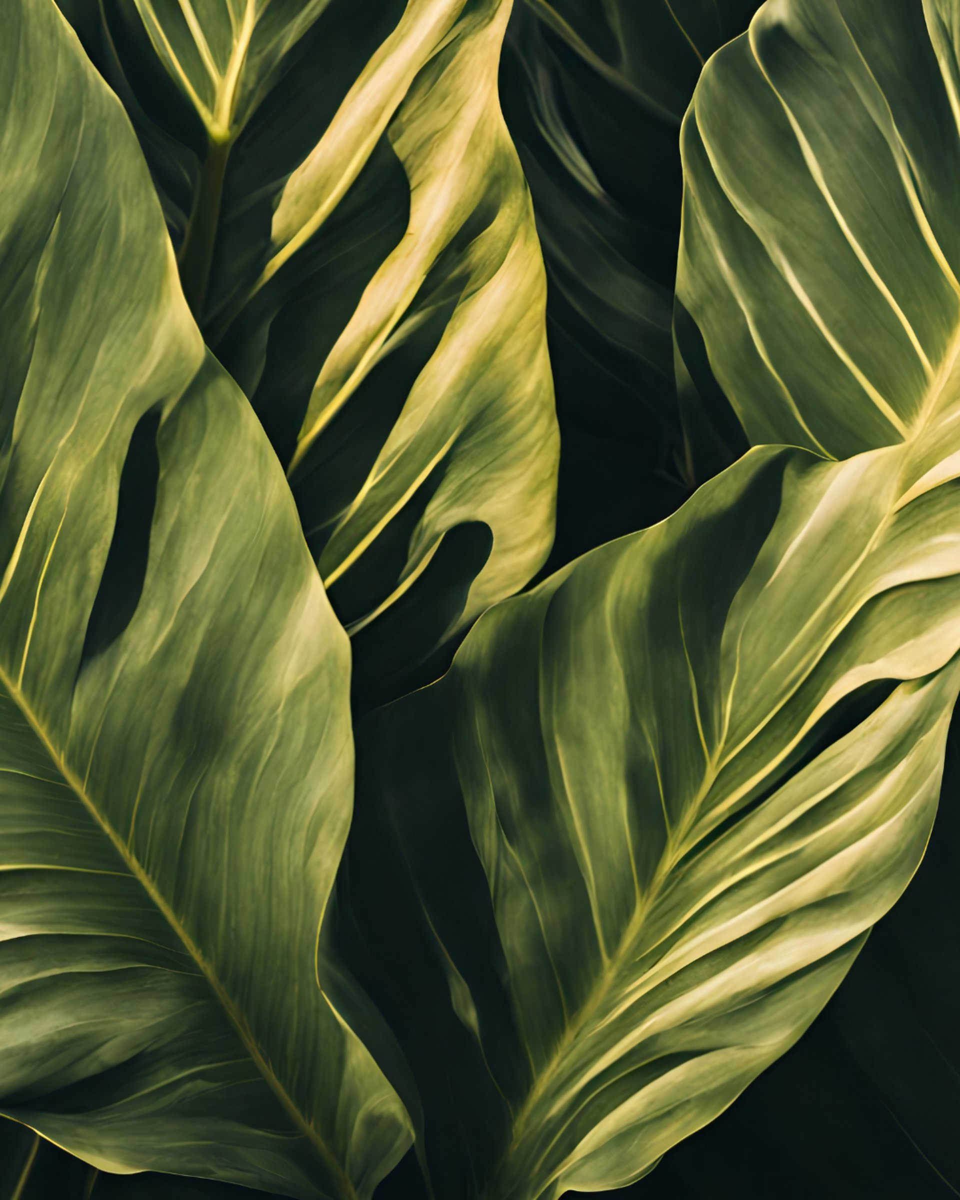 an abstract photo of a curved building with a blue sky in the background