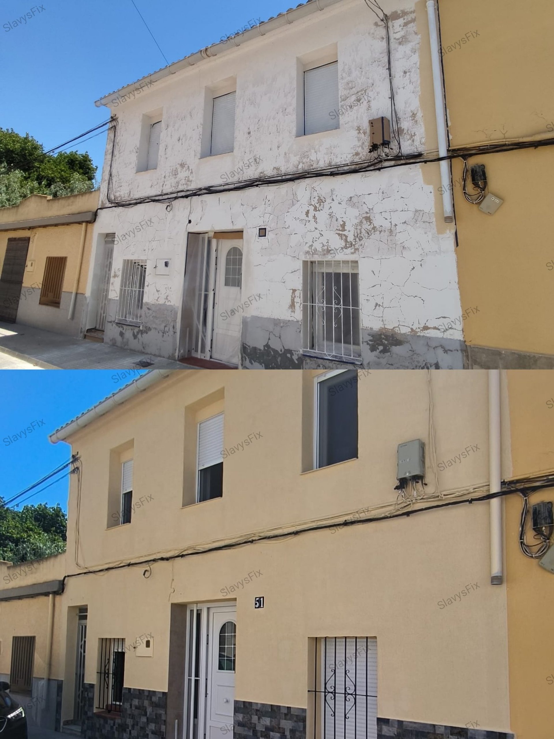 Rehabilitación de Fachadas La Safor La Marina Alta Gandía Playa de Gandía Villalonga Marchuquera  Ador Potríes Oliva