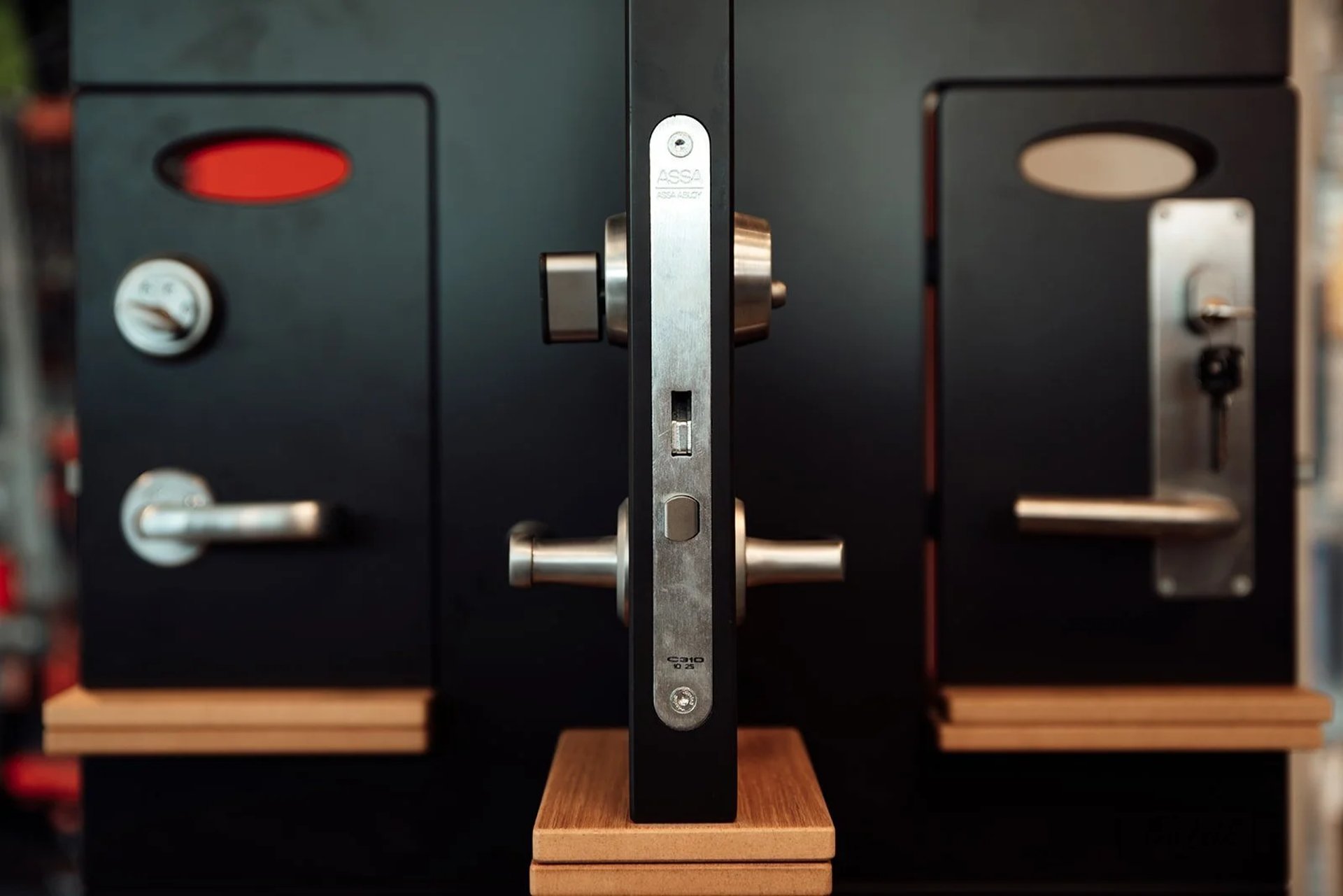 black and brown leather padded tub sofa