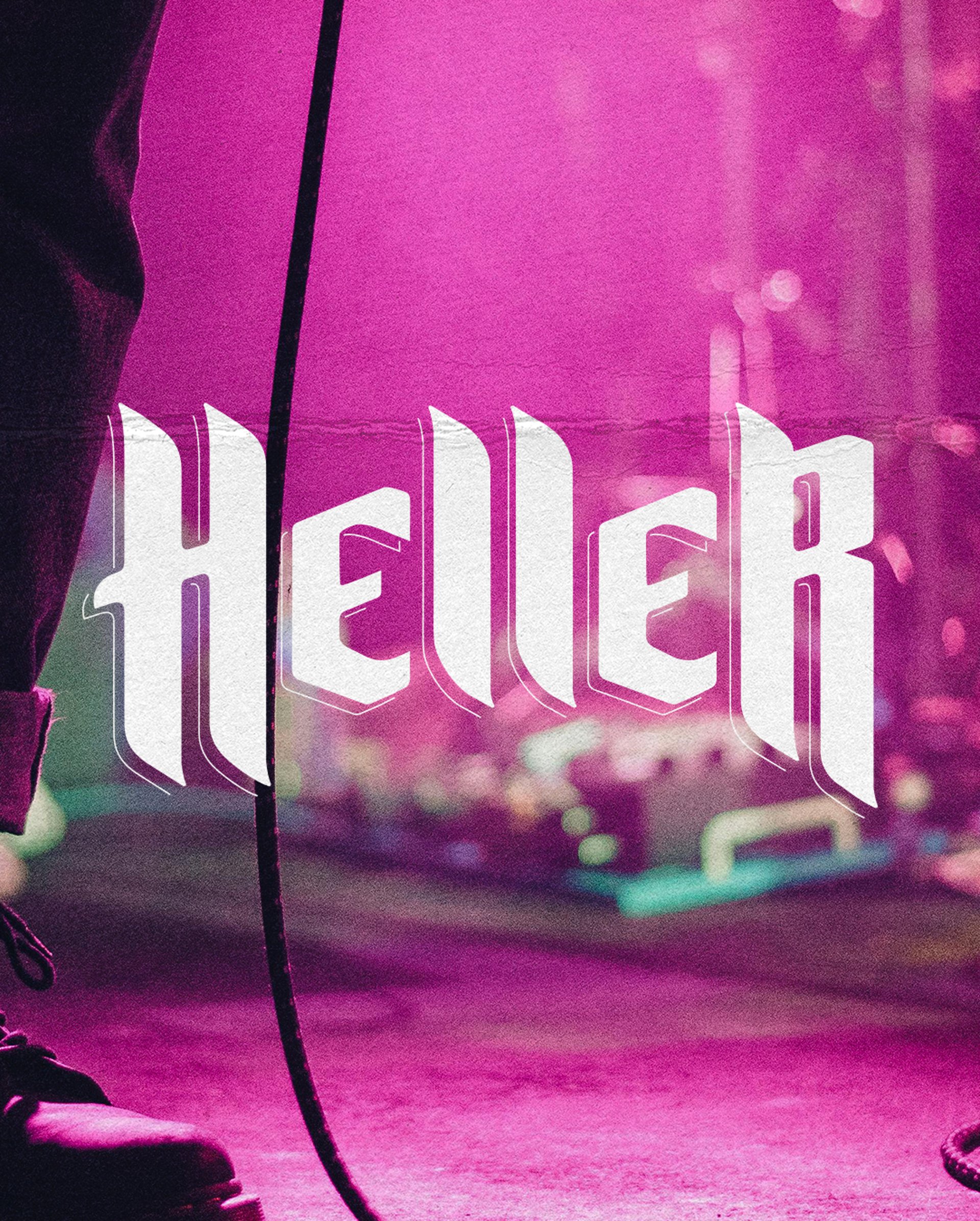 A man drinks beer while rock band plays.