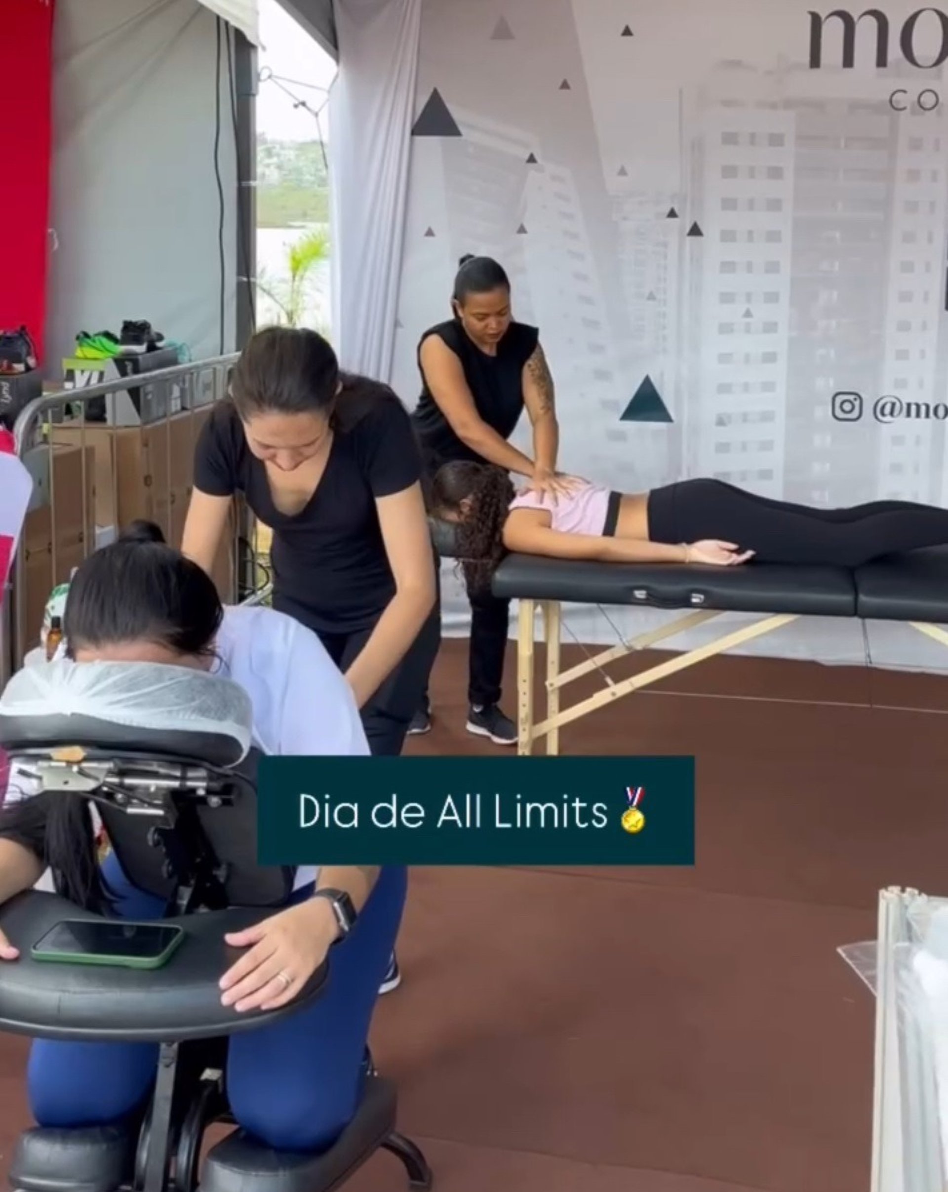 Massagem na corrida em belo horizonte