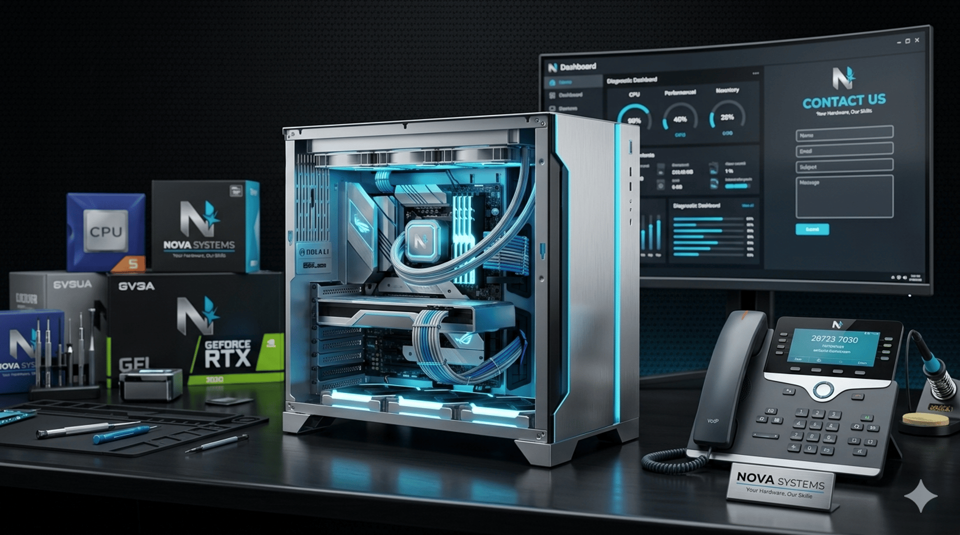 gray computer monitor