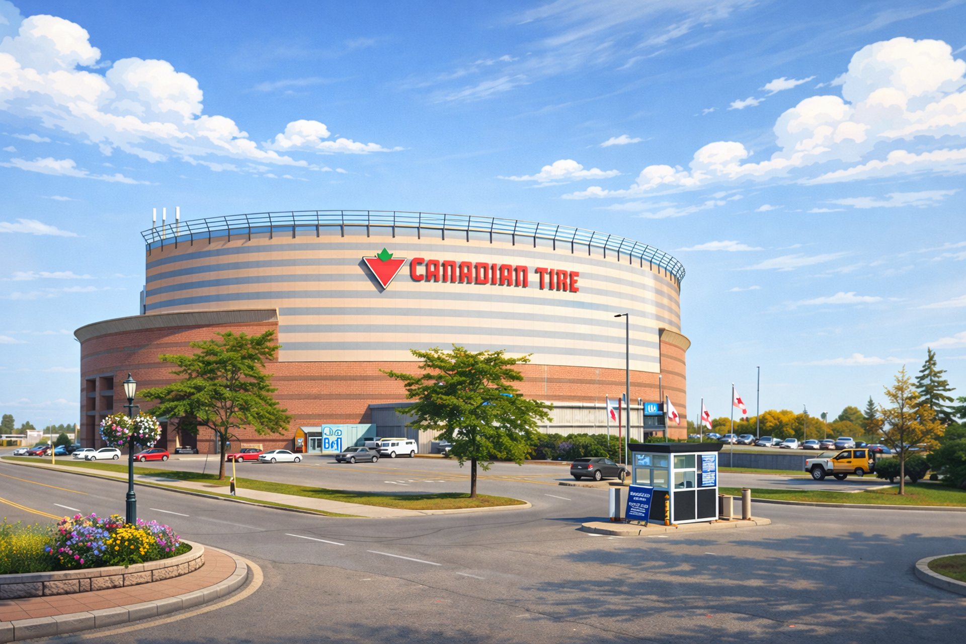 Kanata landmark background representing local delivery service area.