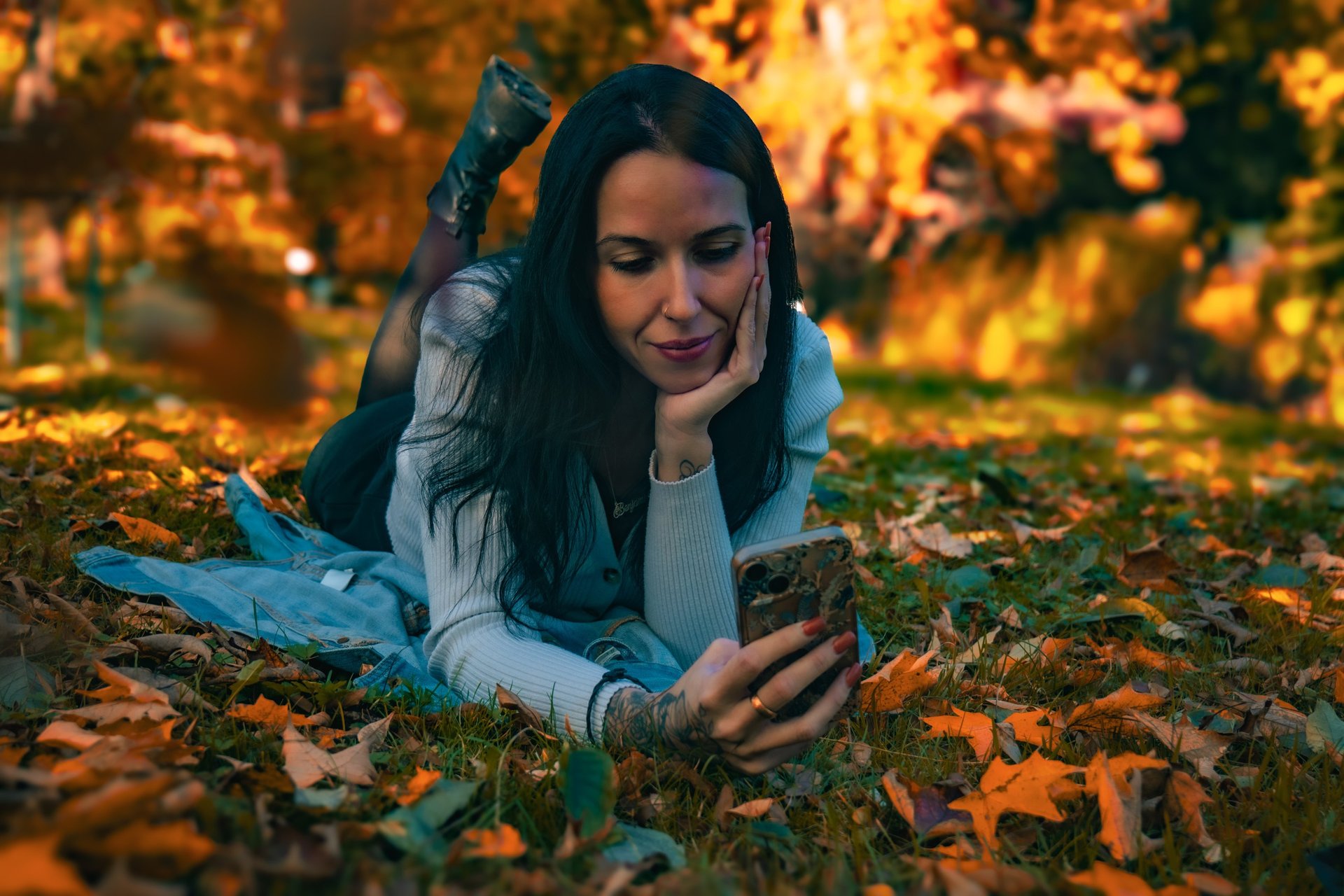 woman wearing yellow long-sleeved dress under white clouds and blue sky during daytime