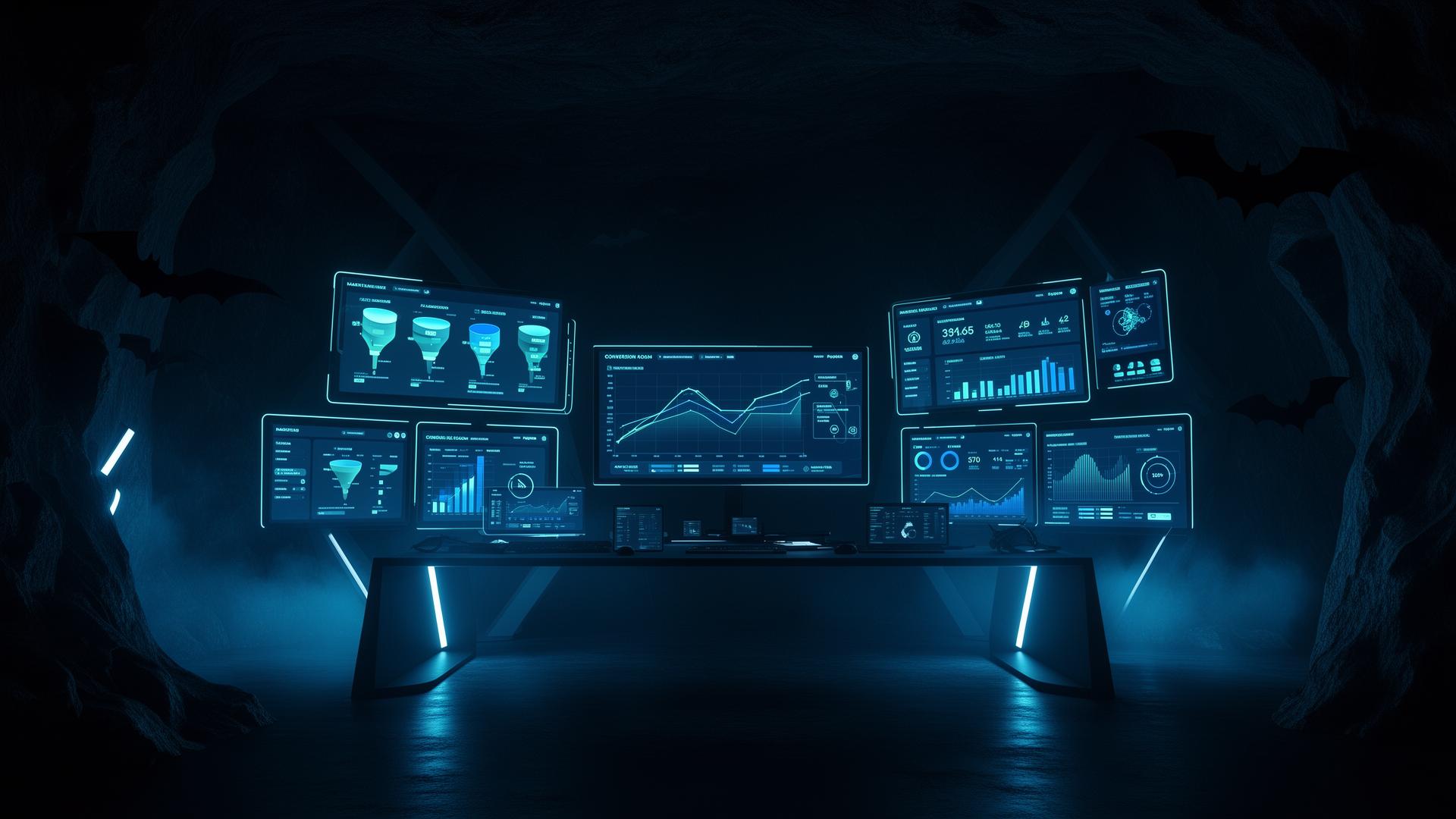 an abstract photo of a curved building with a blue sky in the background