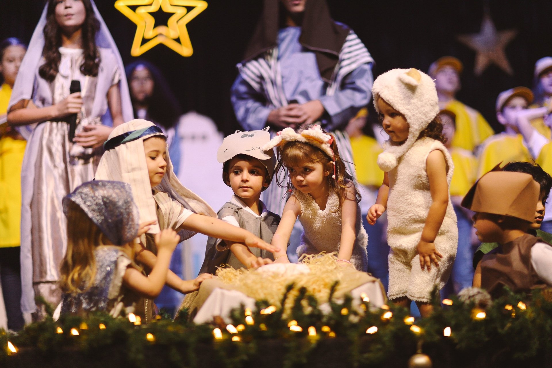 an abstract photo of a curved building with a blue sky in the background