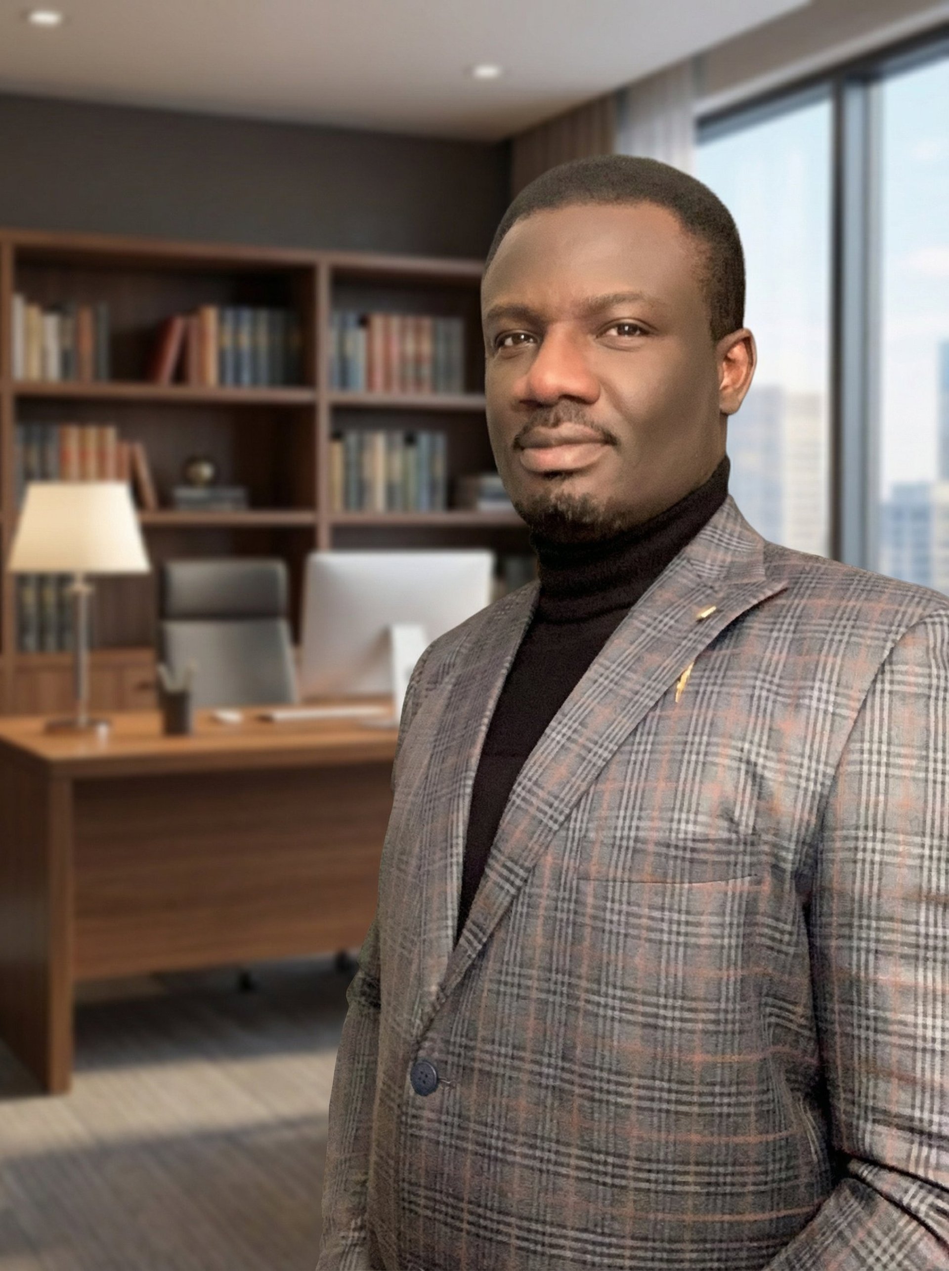 an abstract photo of a curved building with a blue sky in the background
